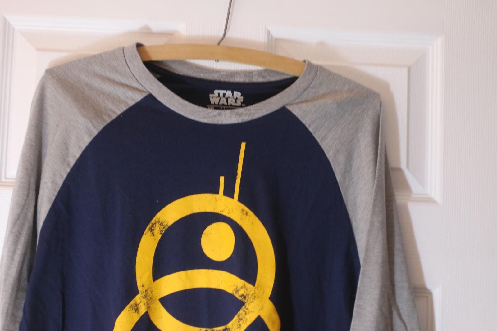 Star Wars Star Wars BB-8 Raglan 3/4 Sleeve Shirt Navy Large Lucasfilm Size L / US 10 / IT 46 - 3 Thumbnail