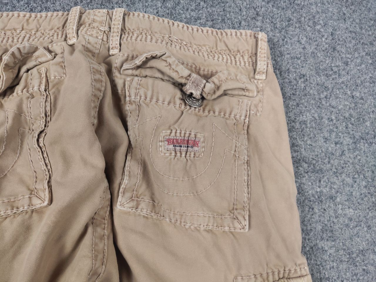 True Religion Vintage True Religion embroidered Faded Cargo Pants Supreme Size US 34 / EU 50 - 13 Thumbnail