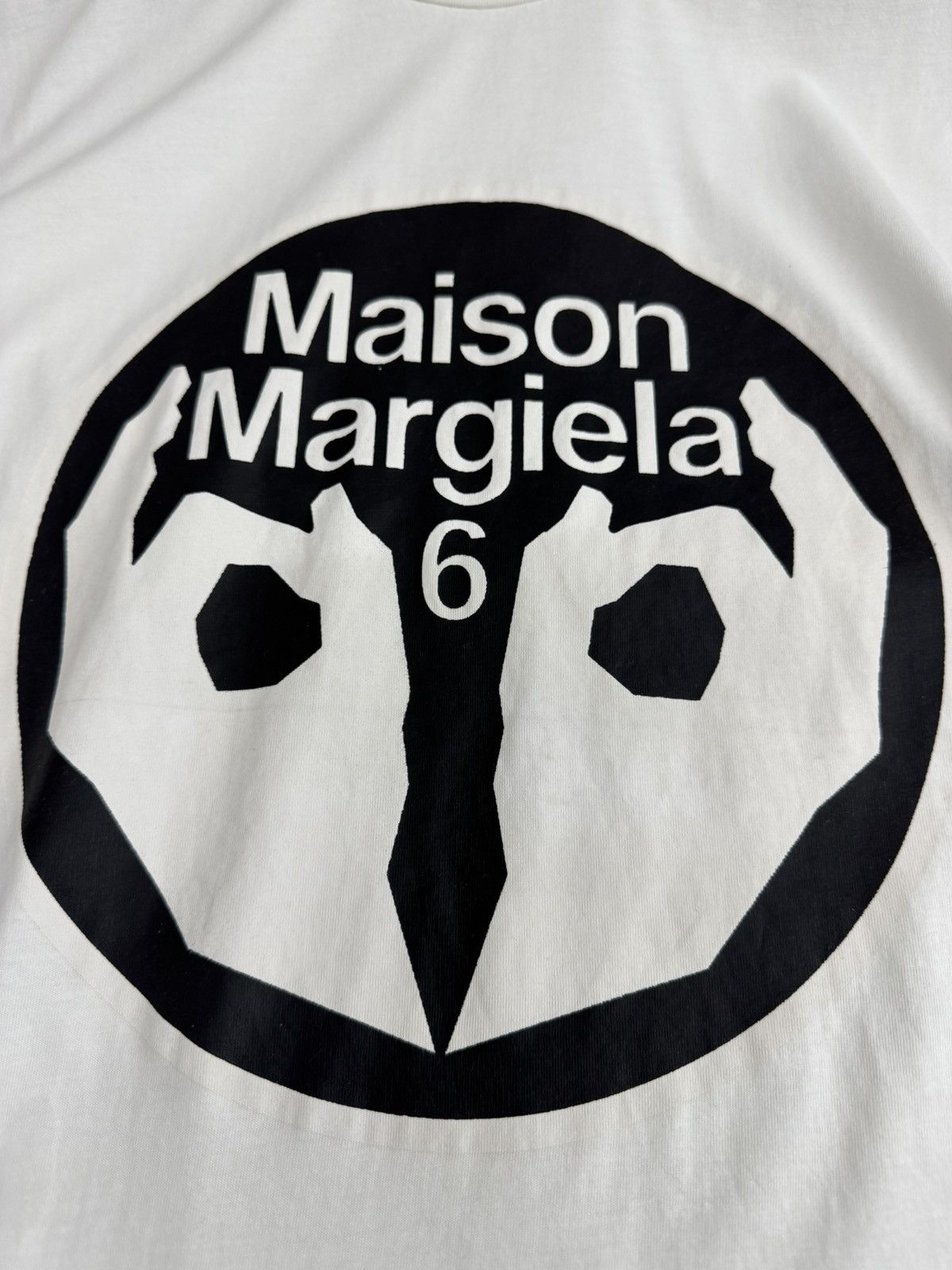 Maison Margiela Maison Margiela 6 MM6 Classic Logo Tee Size L / US 10 / IT 46 - 6 Thumbnail