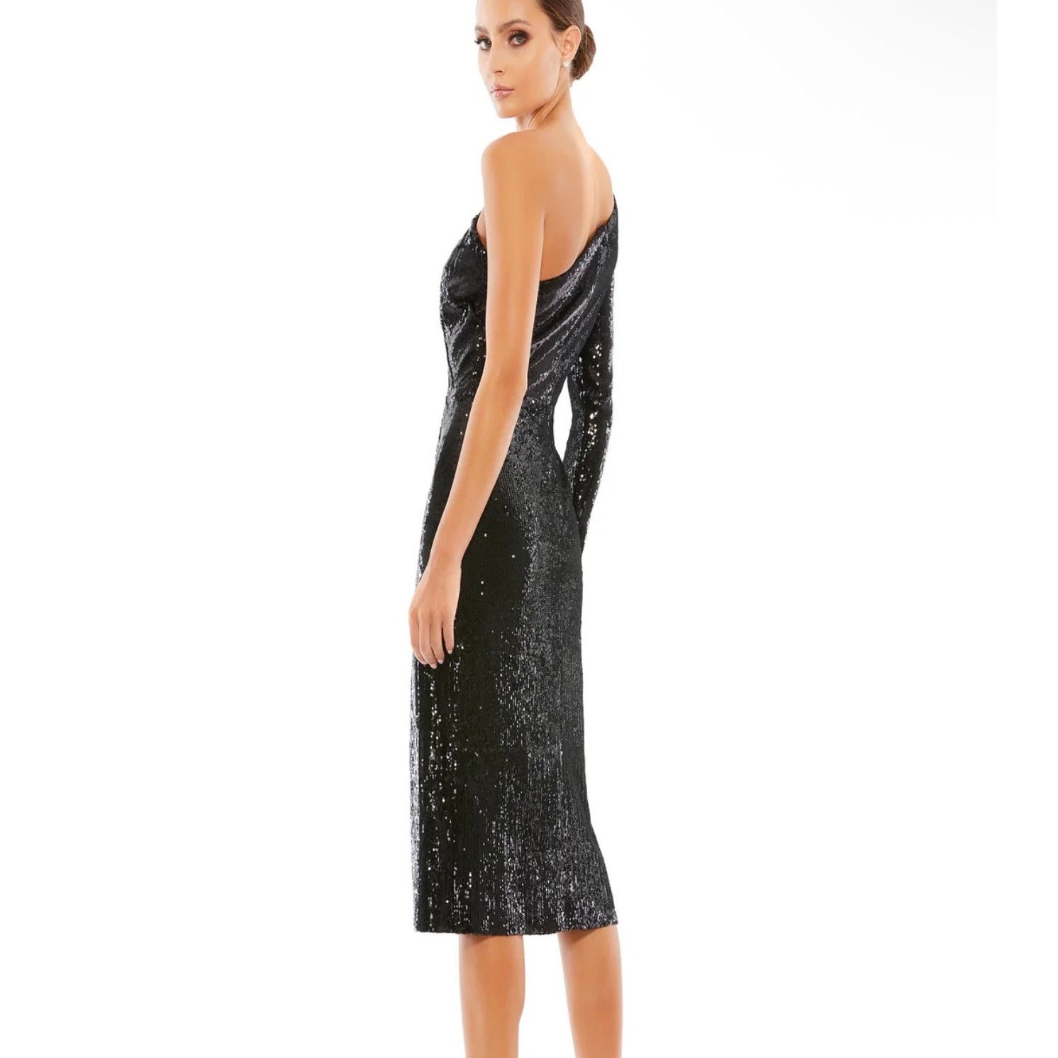 Mac Duggal Mac Duggal black sequined cocktail dress sz 2 26688 Size XS / US 0-2 / IT 36-38 - 3 Thumbnail