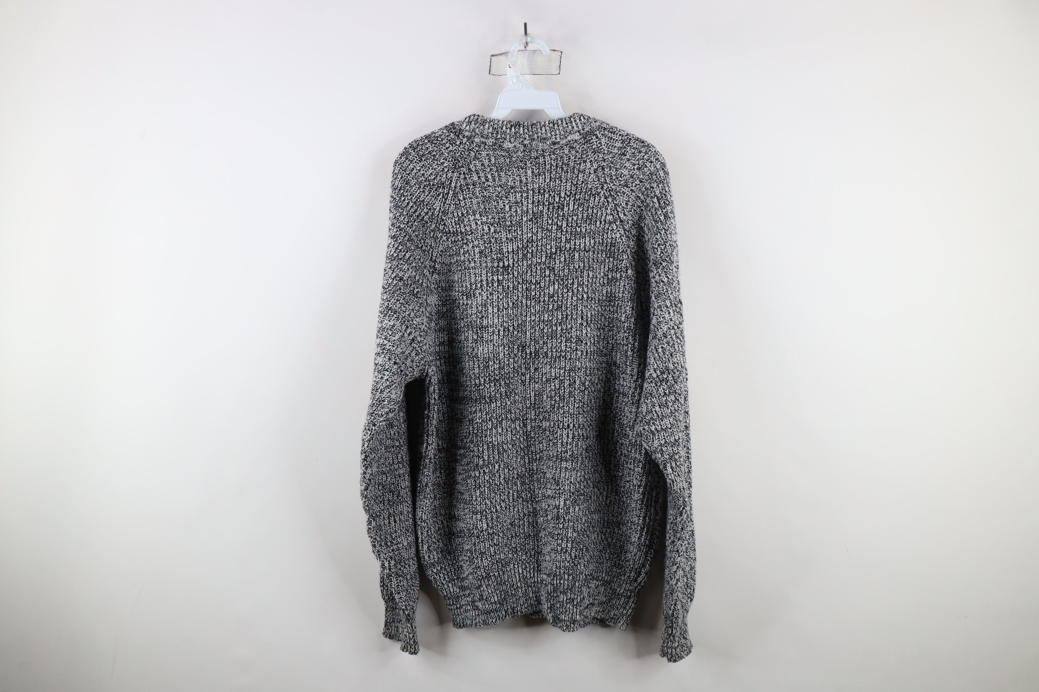 Vintage Vintage 90s Streetwear Chunky Ribbed Knit Crewneck Sweater Size US M / EU 48-50 / 2 - 7 Thumbnail