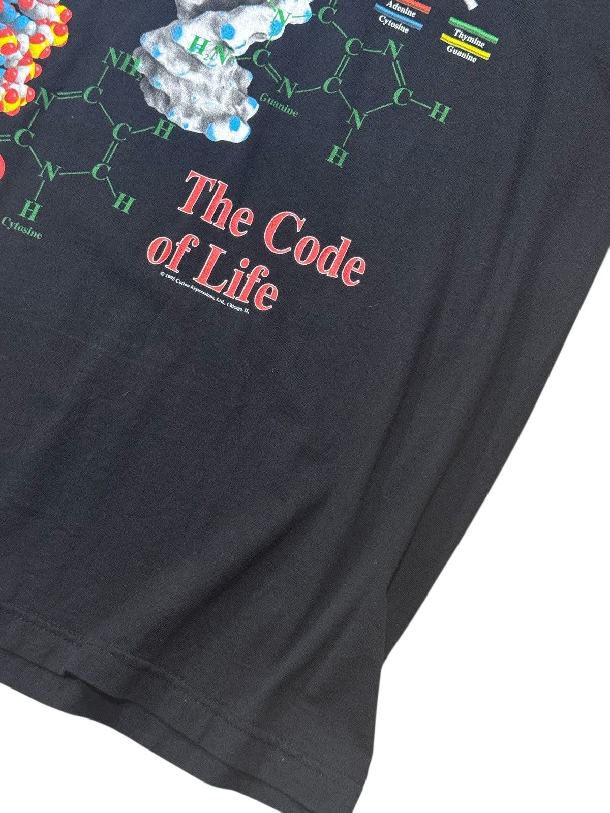 Vintage Vintage Original Cotton Expression DNA Code of Life Size US XL / EU 56 / 4 - 3 Thumbnail