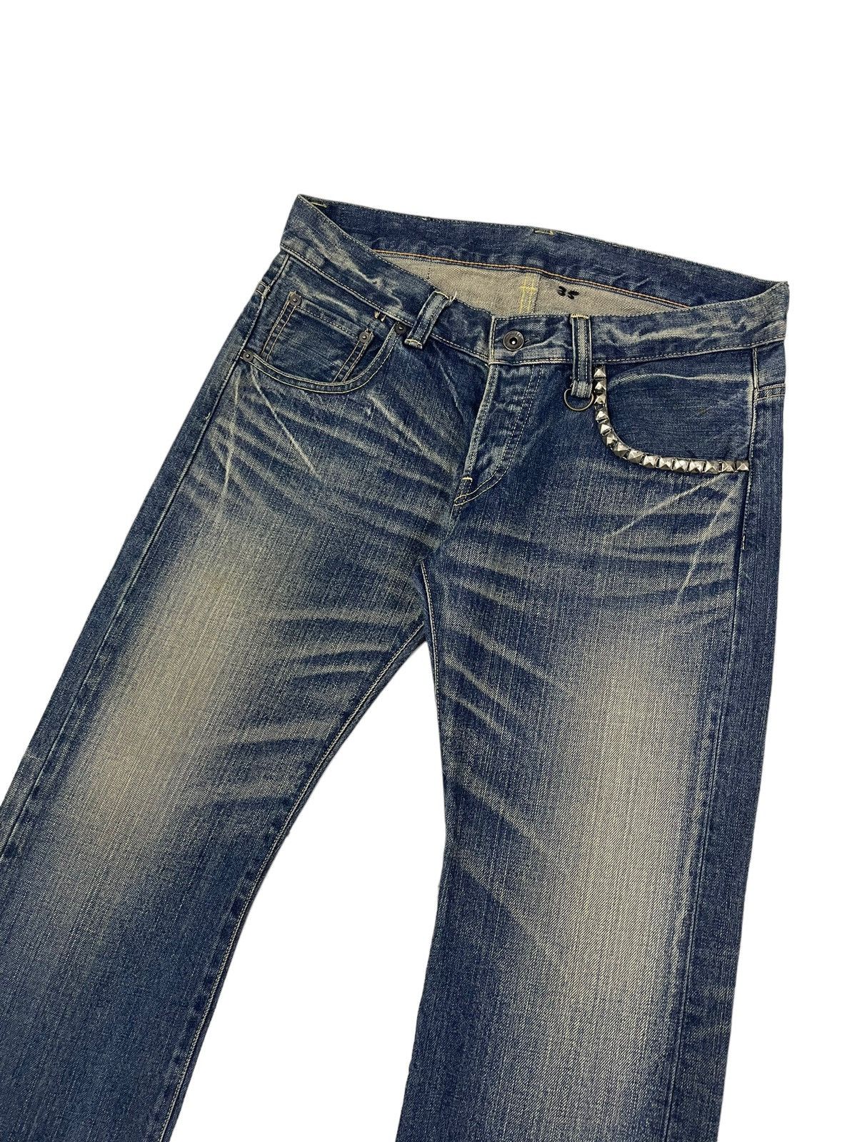 BUFFALO BOBS Buffalo Japan Studded Jeans Hysteric Style Size US 33 - 1 Thumbnail