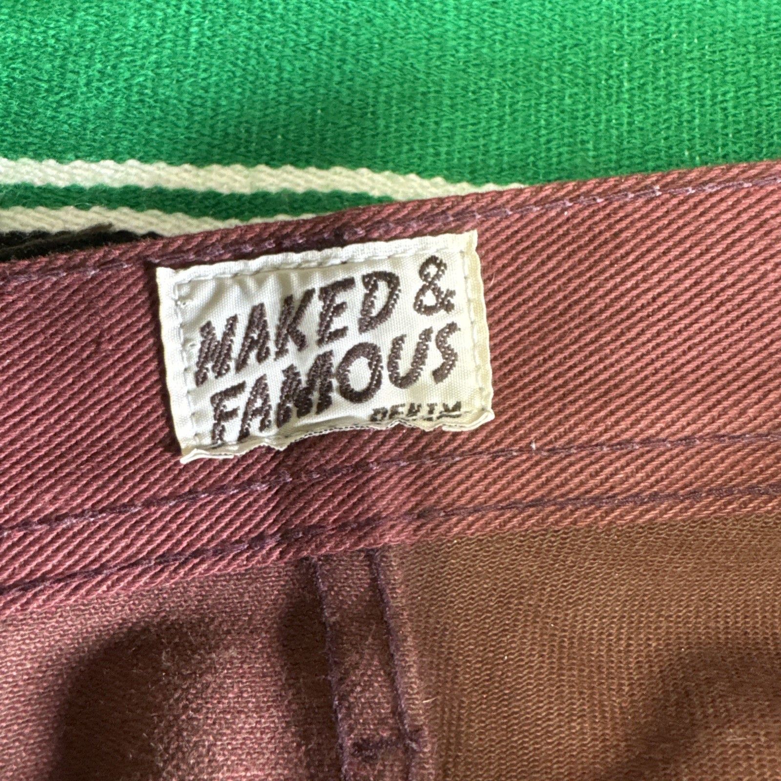 Naked & Famous Naked & Famous Jeans 30x34 Pomegranate Red Japanese Selvedge Size US 30 / EU 46 - 10 Thumbnail