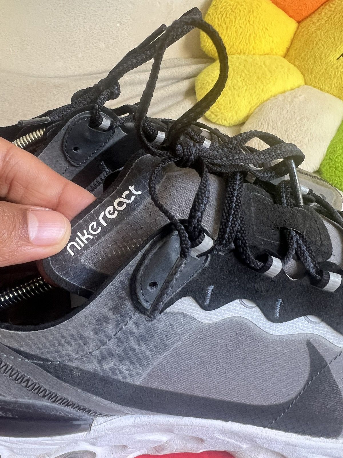 Nike Nike react element 87 anthracite black Size US 11.5 / EU 44-45 - 3 Thumbnail
