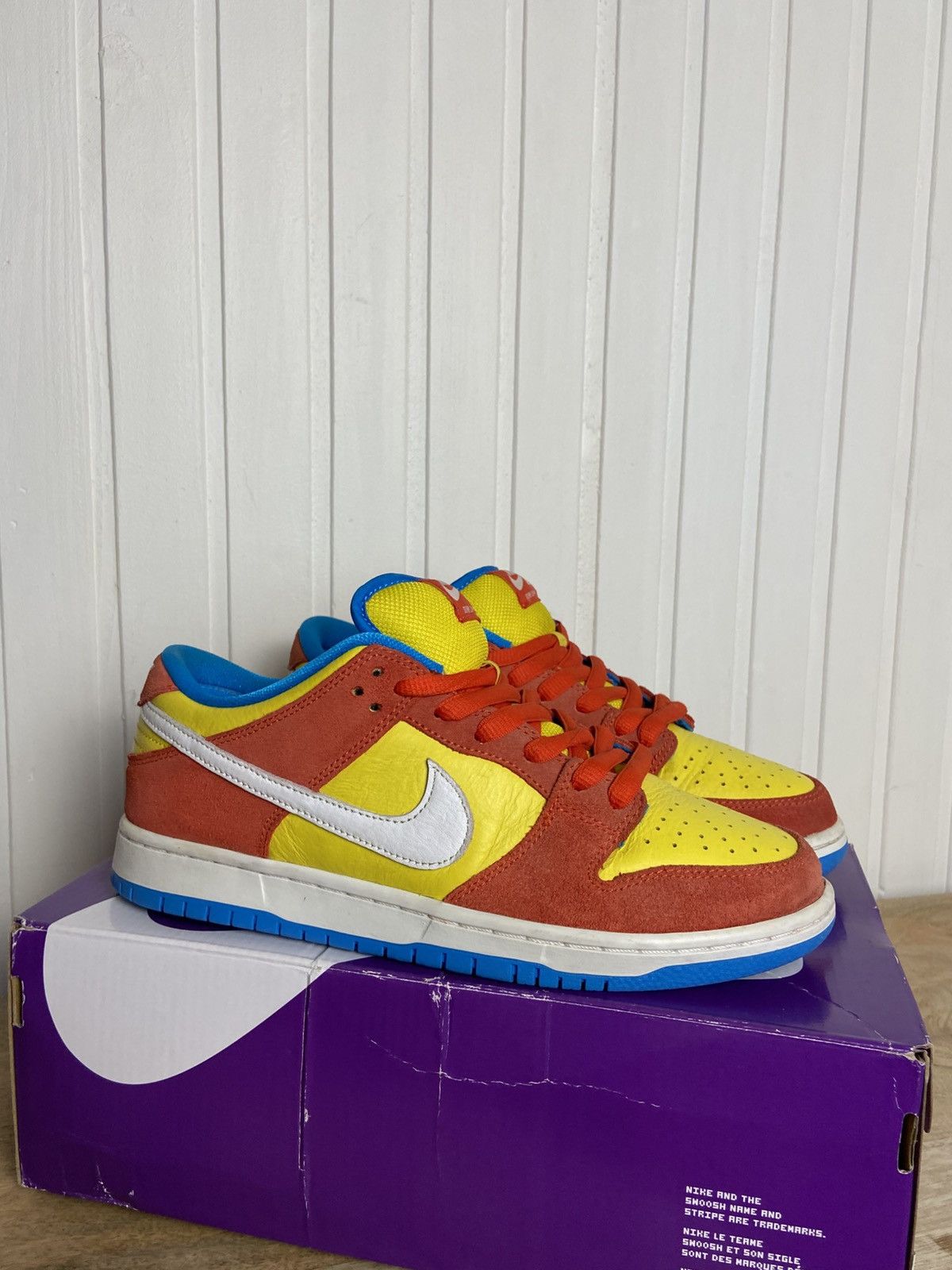 Nike Used Nike Dunk Low SB "Bart Simpson" Authentic Size 8,5US Size US 8.5 / EU 41-42 - 5 Thumbnail