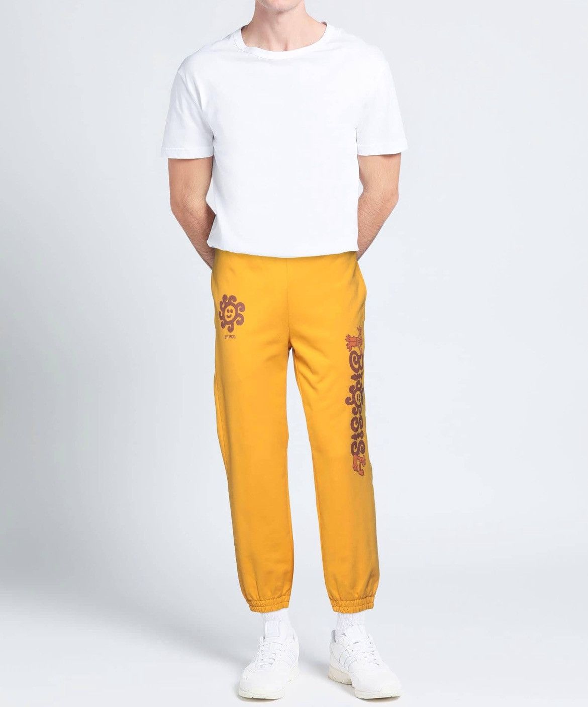 image of Mcq Alexander Mcqueen Mqc Alexander Mcqueen Casual Yellow New Pants, Men's (Size 33)