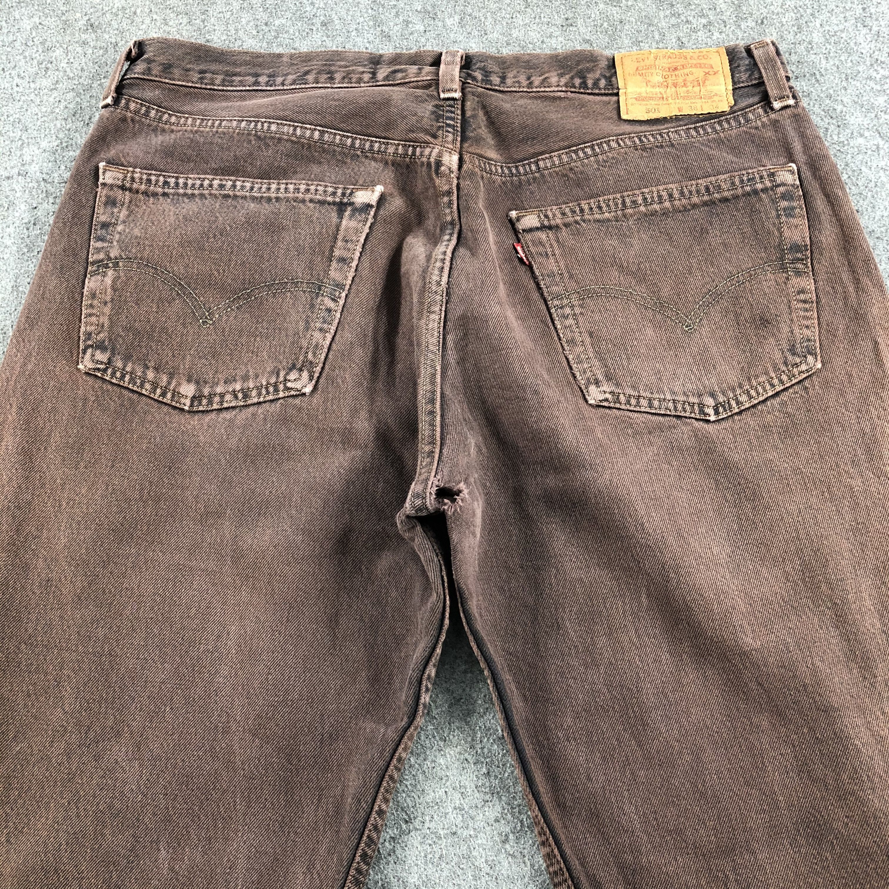 Levi's 90s Vintage Levis 501 Jeans-J1529 Size US 37 - 4 Thumbnail