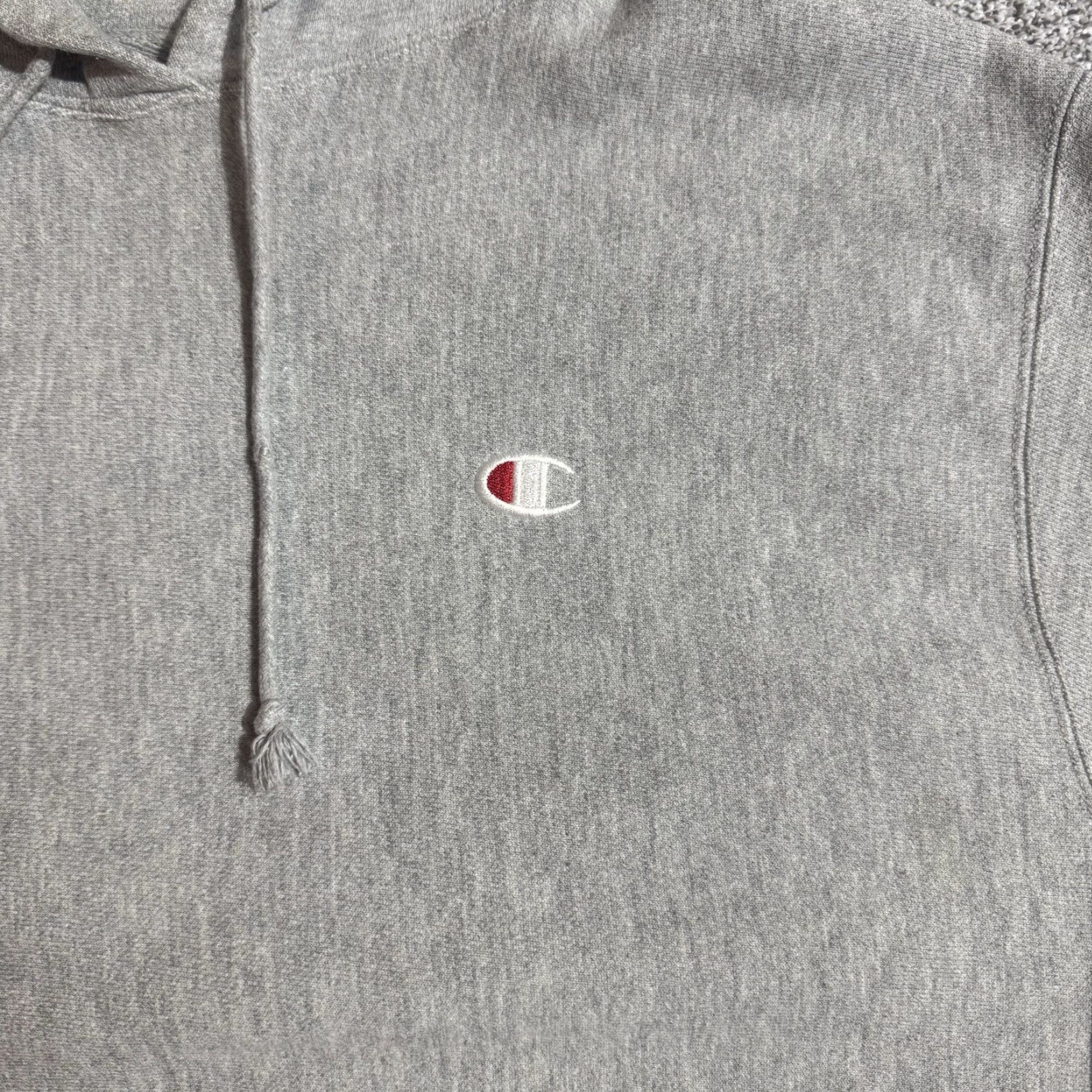 Champion Champion Hoodie Mens Large Reverse Weave Athletic Streetwear Skater Pullover Hooded Pockets Logo Embroidered Gray 77% Cotton 23% Polyester Size US L / EU 52-54 / 3 - 3 Thumbnail