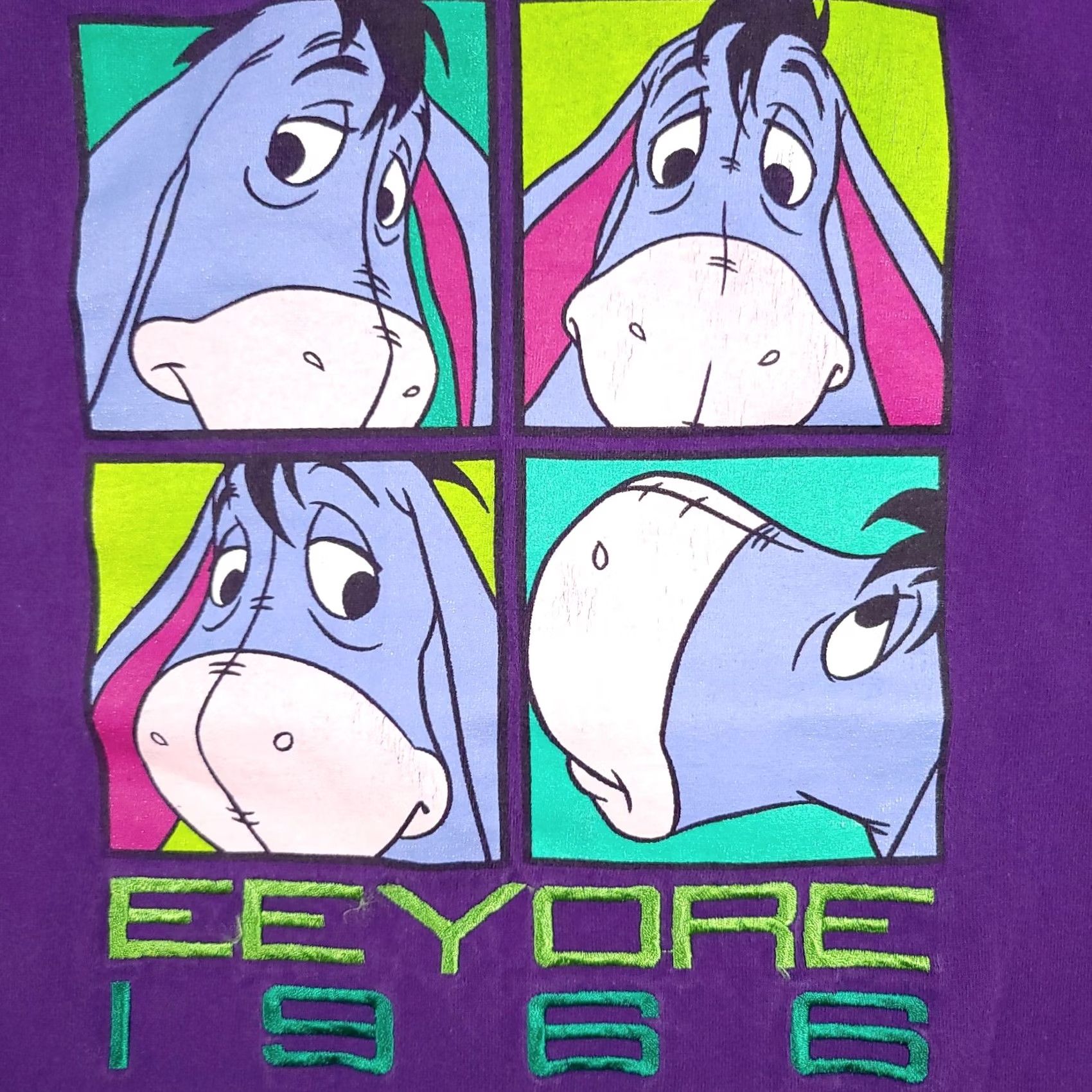 Disney VINTAGE Disney The Disney Store Eeyore T-Shirt Adult L Purple Embroidered USA Shirt Mens 90s Cartoon Size US L / EU 52-54 / 3 - 5 Thumbnail