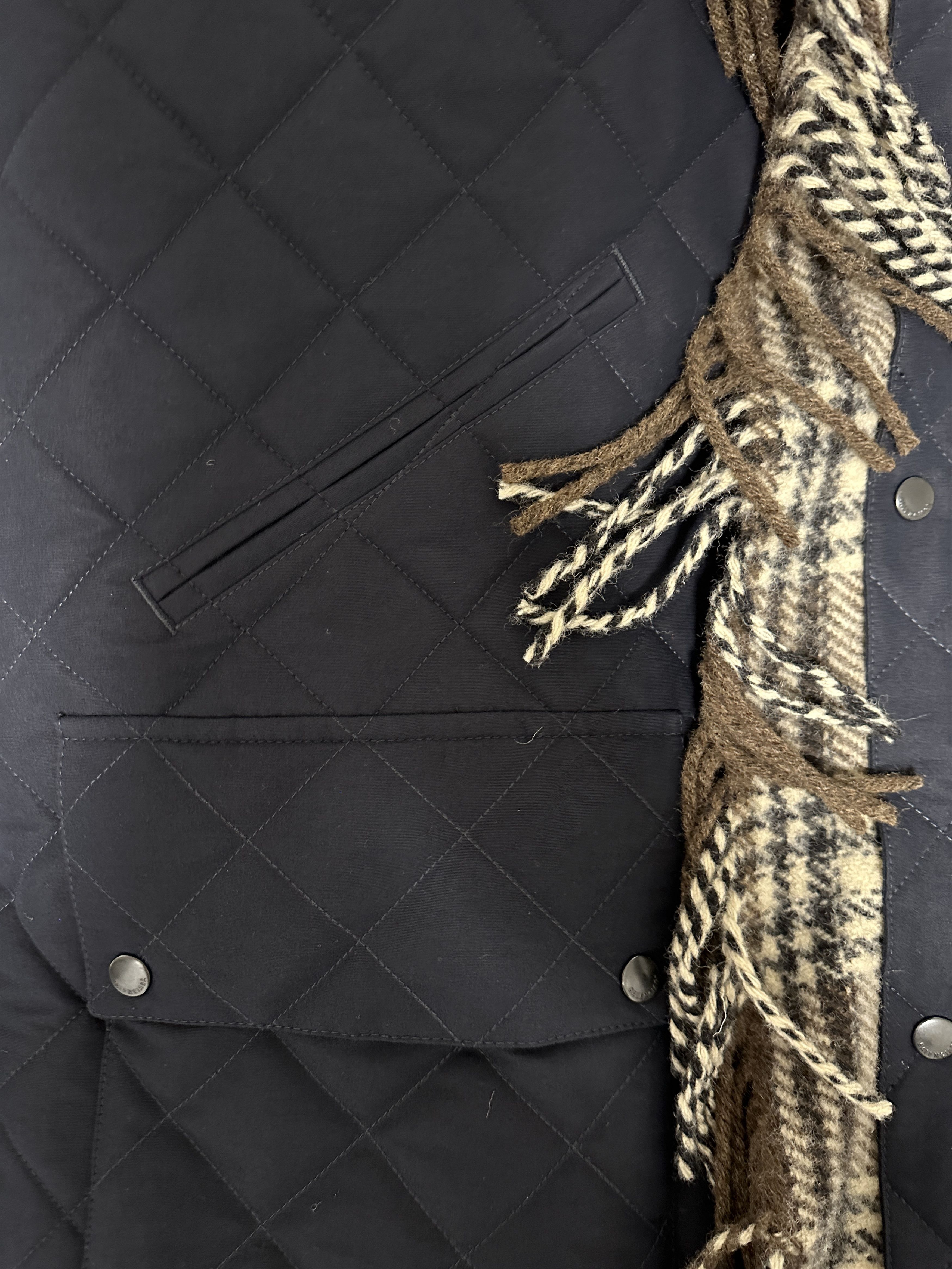 Balenciaga SP24 Layered quilted and check parka Size US S / EU 44-46 / 1 - 7 Thumbnail