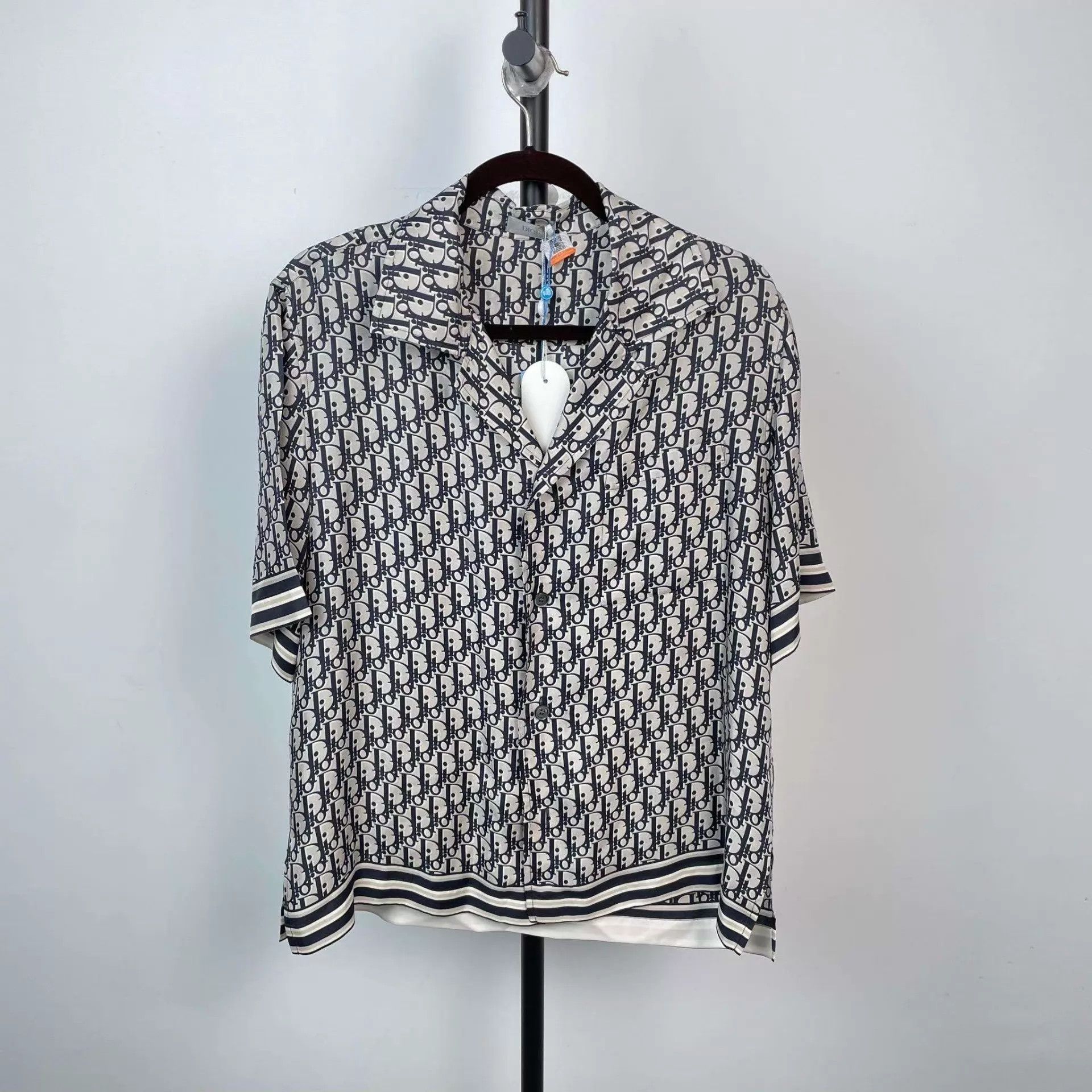 Dior Silk Shirt Blue Size 39