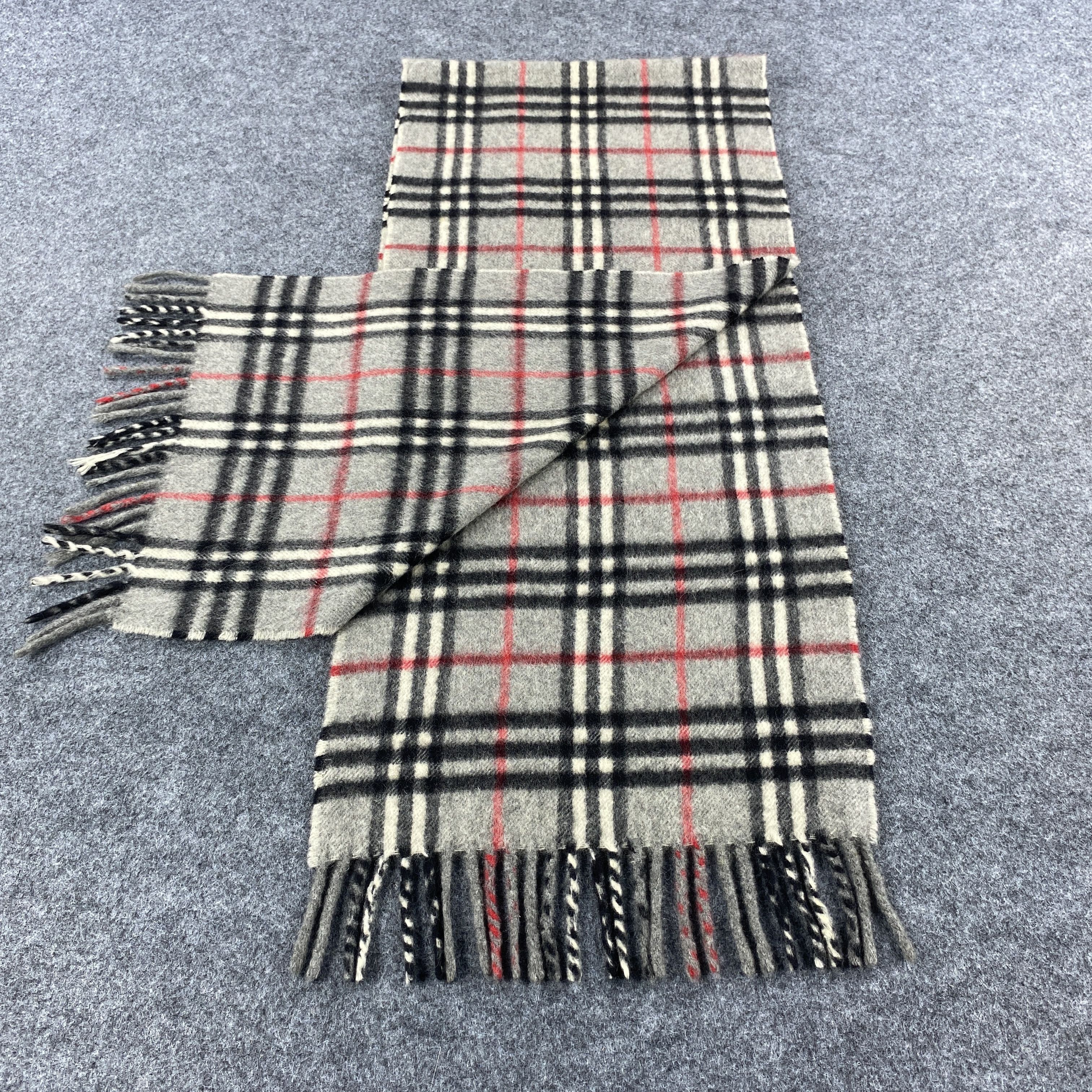 Burberry × Vintage GF10545 Burberry Scarf Neck Wear Muffler Nova Check Size ONE SIZE - 5 Thumbnail