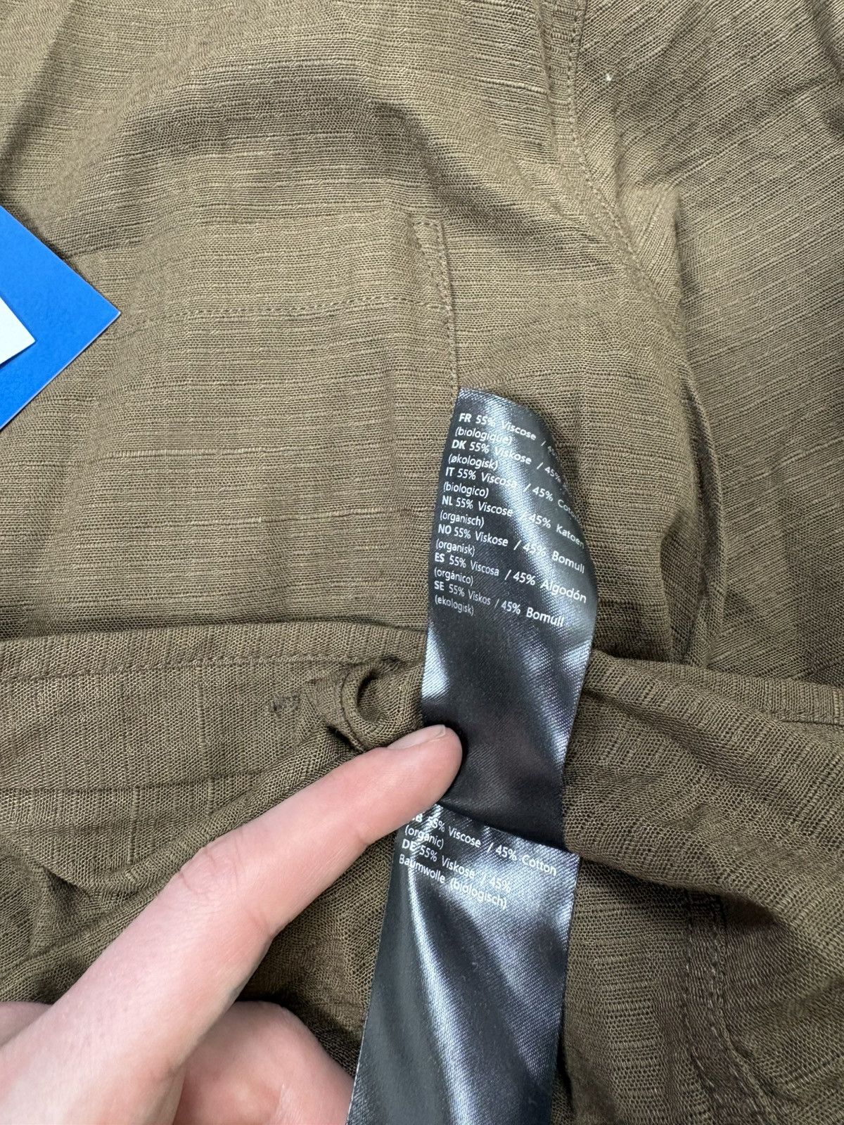 Samsoe Samsoe Samsoe Samsoe rrp175$ liam FF shirt dark earth viscose Size US L / EU 52-54 / 3 - 5 Thumbnail