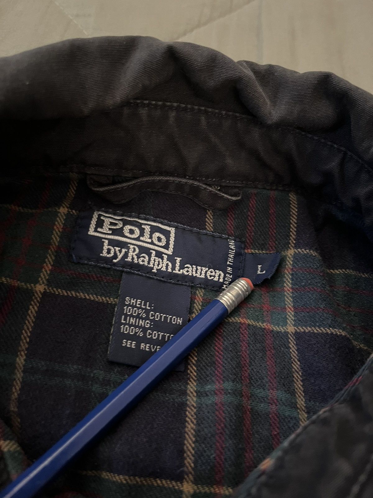 Polo Ralph Lauren × Vintage Vintage polo Ralph Lauren blanket lined jacket Size US L / EU 52-54 / 3 - 3 Thumbnail