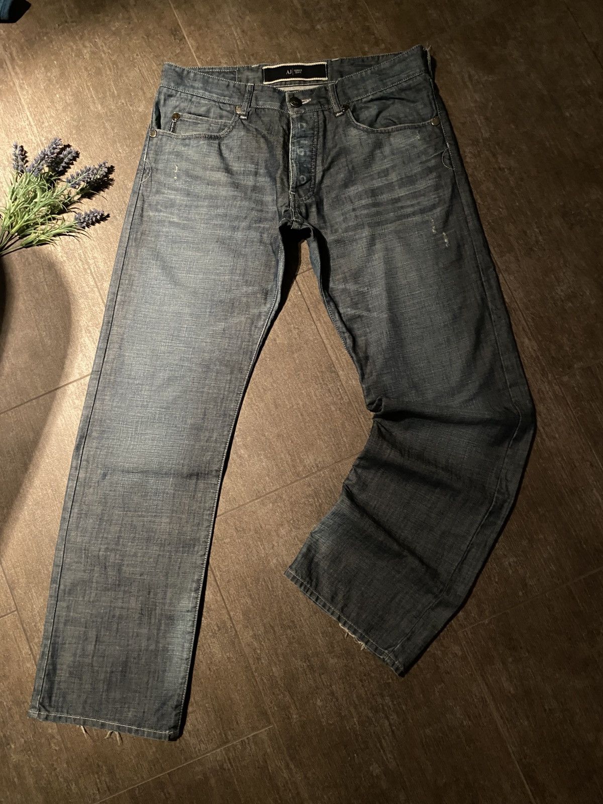 Armani Vintage Armani Jeans | Blau/Grau | Größe 34 | Wie neu Size US 34 / EU 50 - 6 Thumbnail