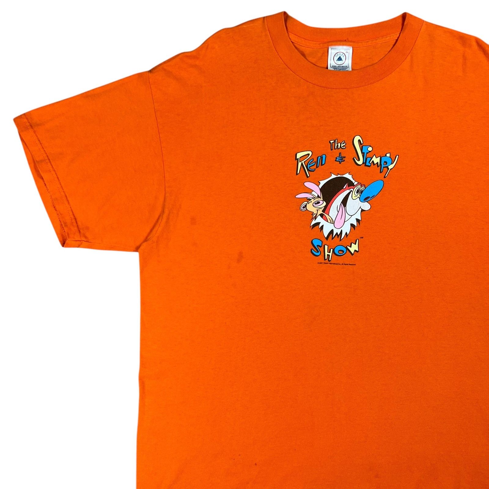 Delta × Nickelodeon × Vintage Vintage 2001 Nickelodeon The Ren & Stimpy Show tee (XL) Size US XL / EU 56 / 4 - 4 Thumbnail