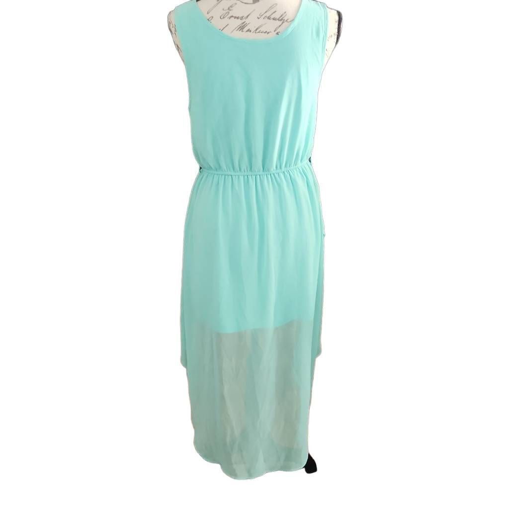 Forever 21 Forever 21 Women's Size Medium Mint Green Sleeveless Hi-Lo D Size M / US 6-8 / IT 42-44 - 2 Thumbnail