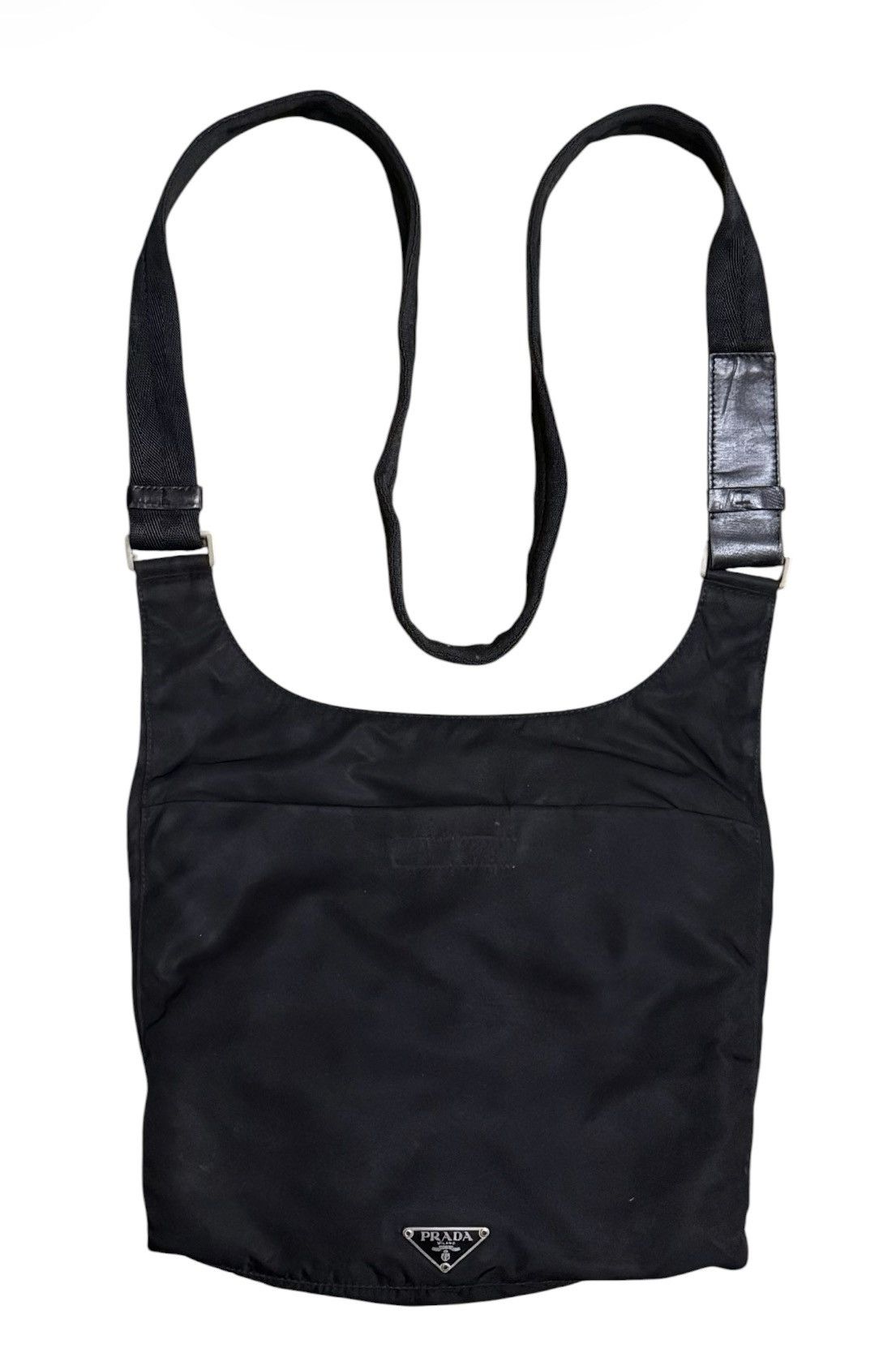 Prada Prada Nylon Crossbody Bag Black Men Vintage Size ONE SIZE - 1 Thumbnail