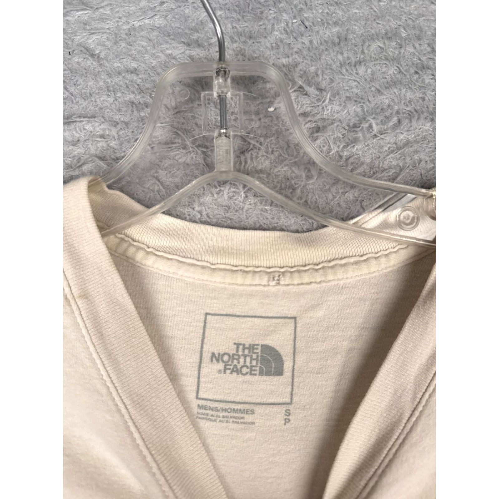 The North Face The North Face Shirt Men S Ivory Short Sleeve Crew Logo 100% Cotton Read Mens S Black Logo Classic Outdoor Seasonal Wear Size US S / EU 44-46 / 1 - 7 Thumbnail