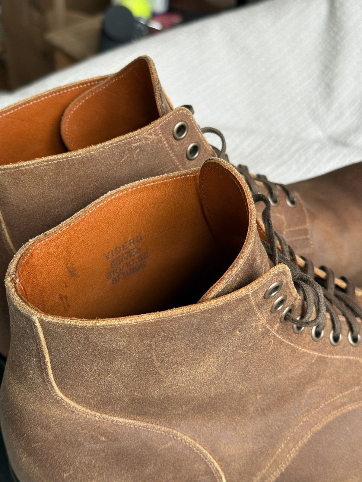 Viberg Viberg Service Boot 310 - Toast Waxy Commander Size US 11.5 / EU 44-45 - 4 Thumbnail