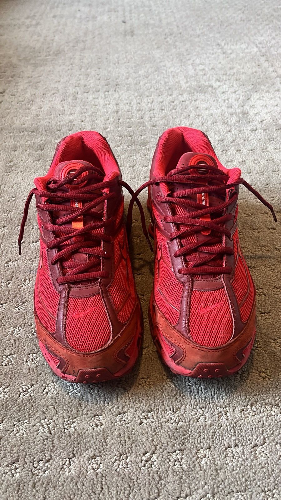 Nike × Supreme red supreme shox ride 2 Size US 10 / EU 43 - 3 Thumbnail