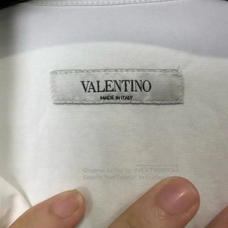Valentino Valentino Summer White Cotton Short Sleeve Shirt . Size US S / EU 44-46 / 1 - 4 Thumbnail