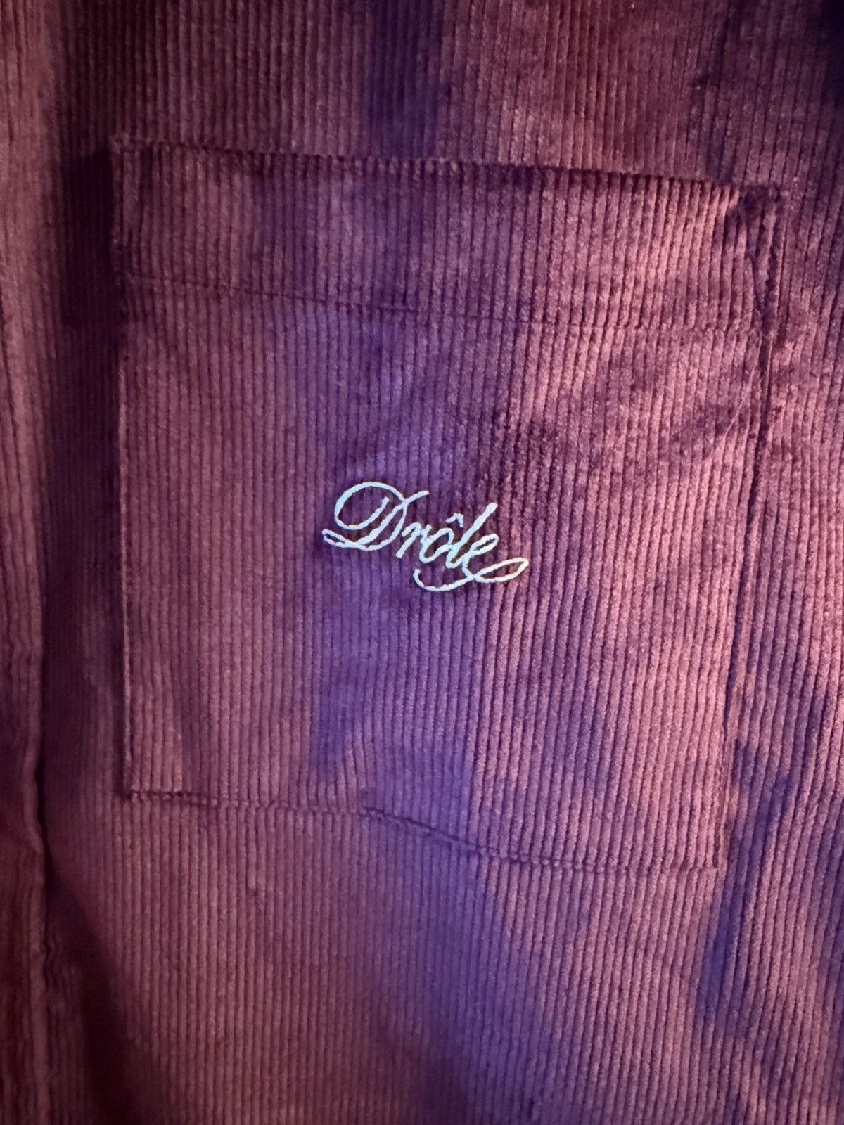 Drole De Monsieur Velour corduroy pearl button down Size US M / EU 48-50 / 2 - 2 Thumbnail