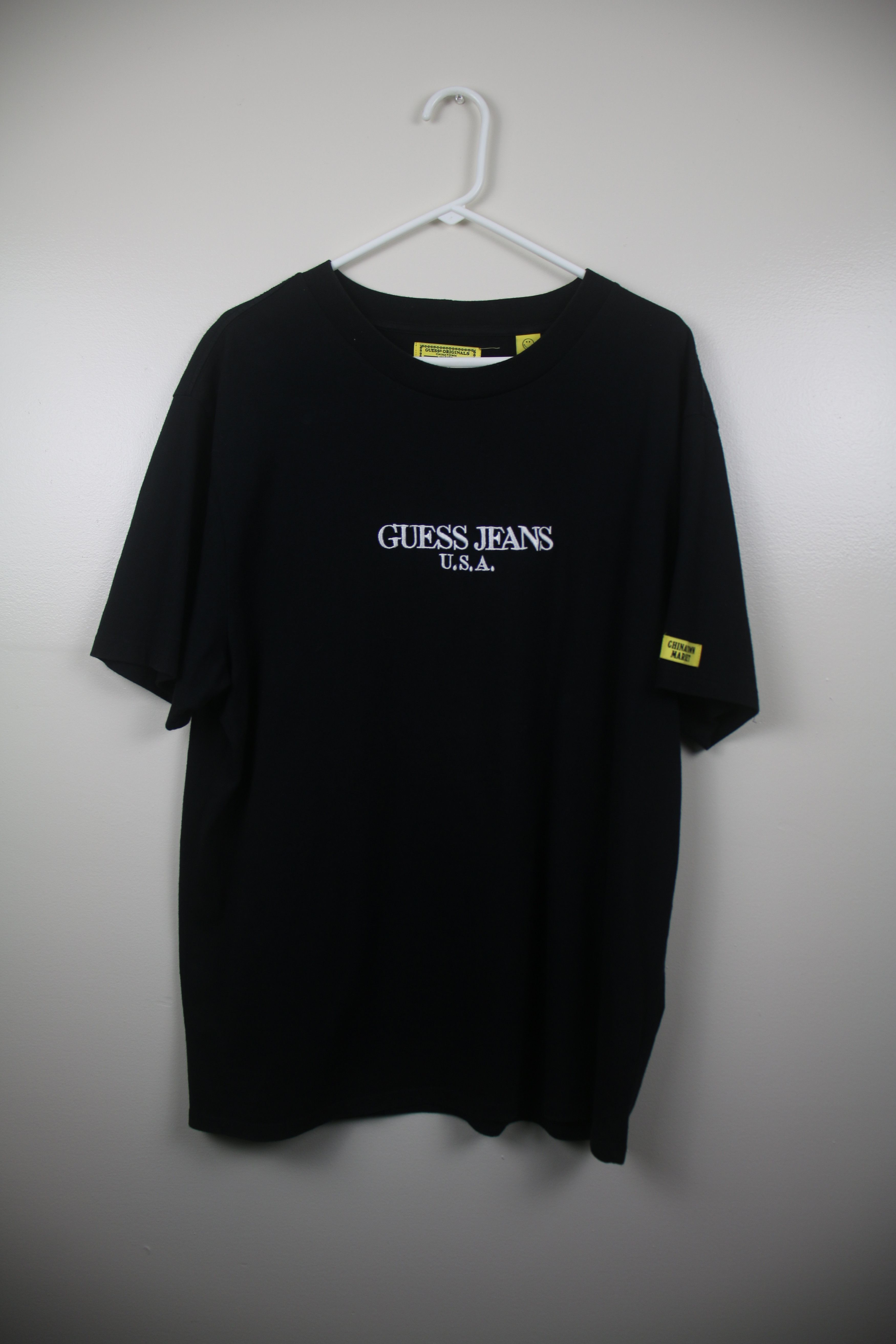Market Market x GUESS Jeans U.S.A. "Smiley Question Mark" Tee Size US L / EU 52-54 / 3 - 1 Thumbnail