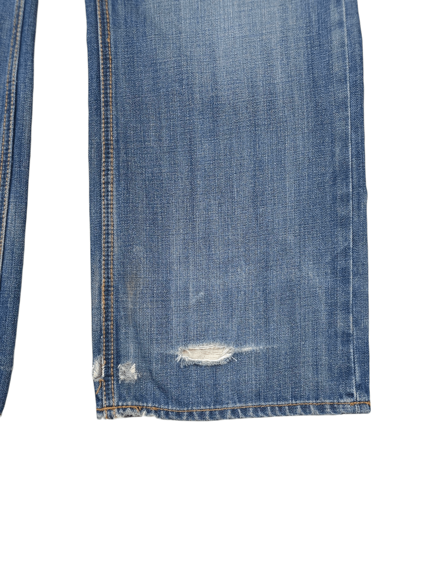 Japanese Brand × Tommy Hilfiger 💎 Size 38/30 Distressed Washed Ripped Baggy Denim Jeans Size US 38 / EU 54 - 12 Thumbnail