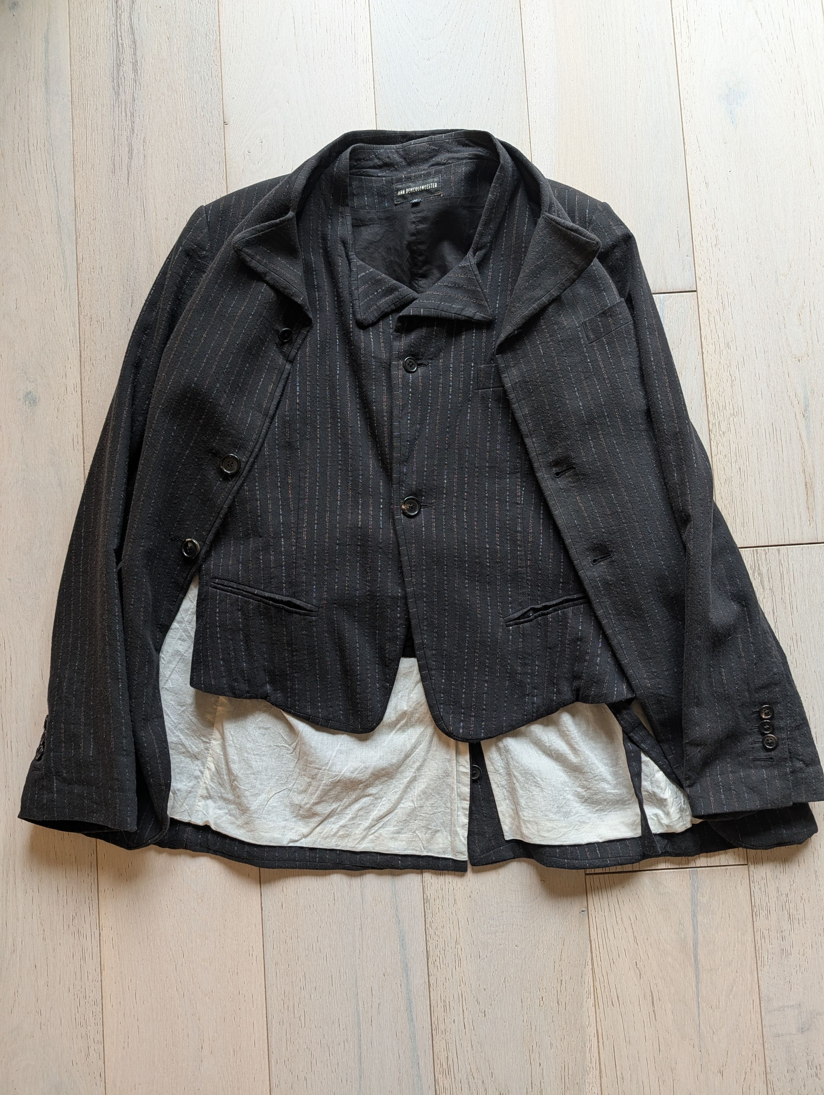 Ann Demeulemeester Striped SS09 Runway Blazer Size 46R - 7 Thumbnail