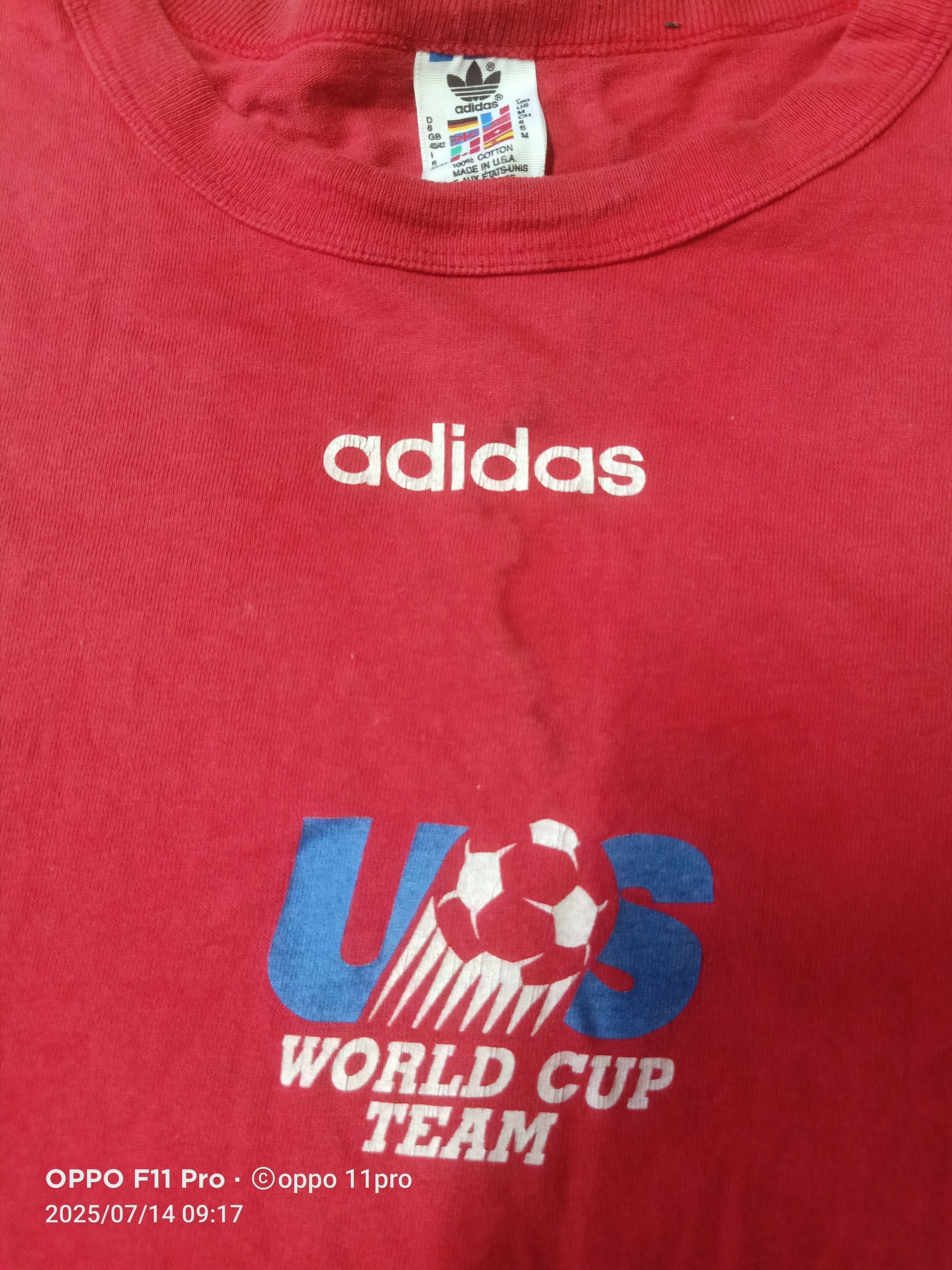 Adidas 🌟Vintage 90s Adidas Ranglan Would Cup Team 🌟 Size US M / EU 48-50 / 2 - 1 Thumbnail