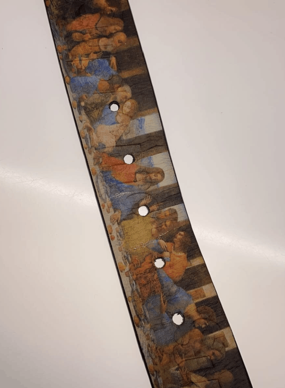 Supreme Supreme 25SS Last Supper Leather Belt Size ONE SIZE - 7 Thumbnail