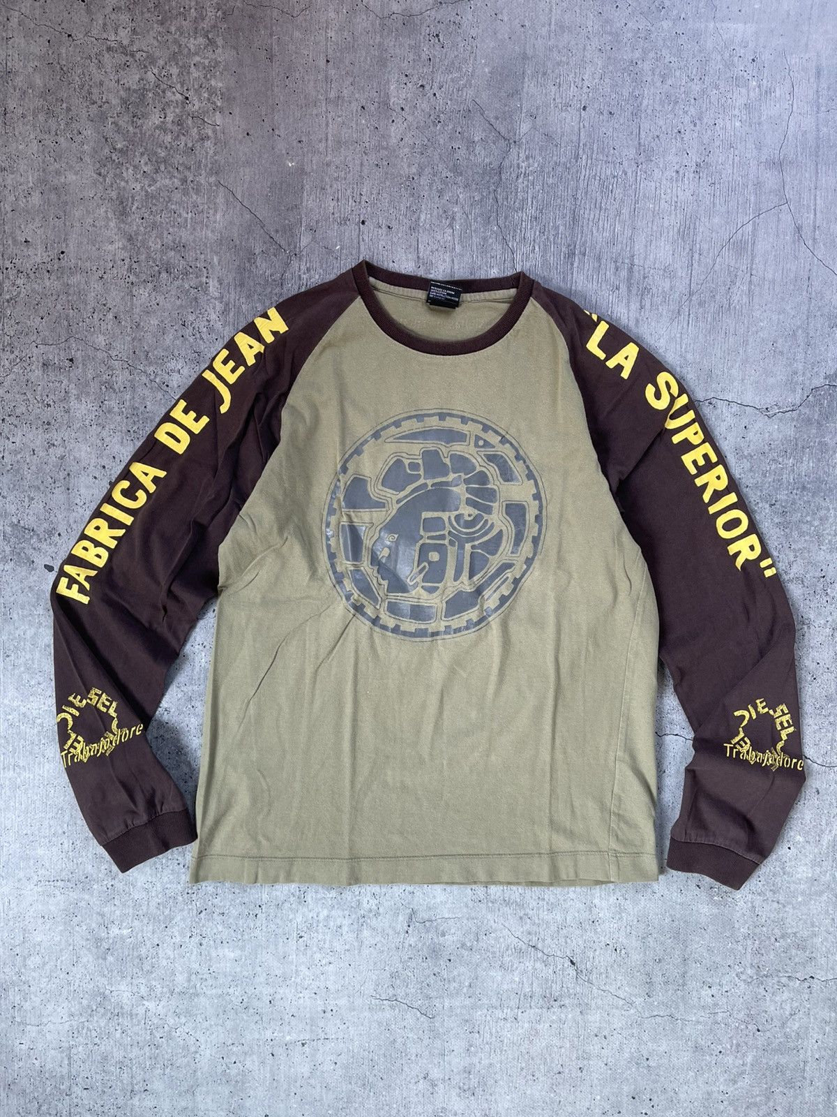 Diesel × Vintage VINTAGE DIESEL BIG LOGO AVANT GARDE OPIUM LONGSLEEVE 90s Size US S / EU 44-46 / 1 - 1 Thumbnail