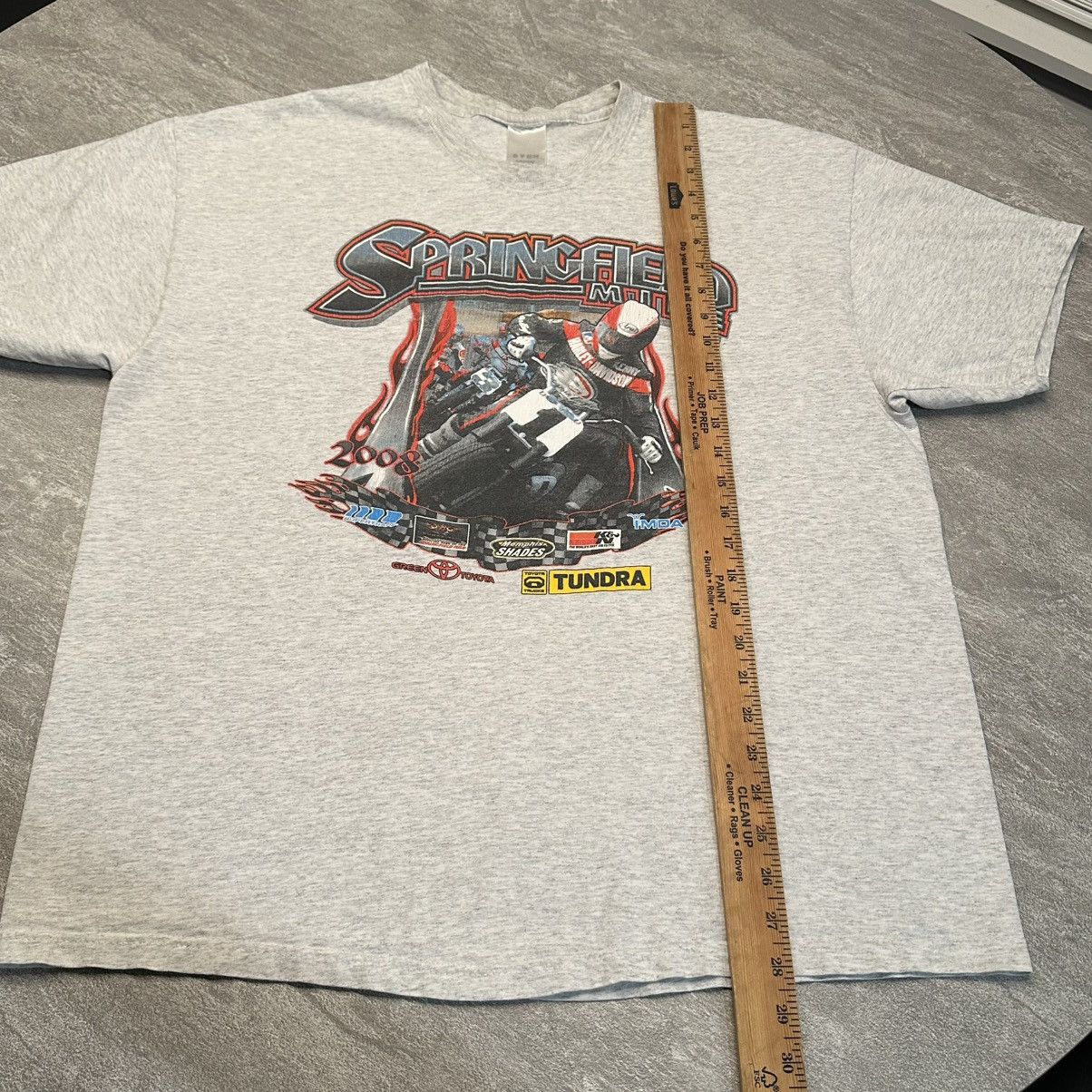 Vintage Vintage Y2K Springfield Ohio Mile Motorcycle Harley Shirt Size US XL / EU 56 / 4 - 5 Thumbnail