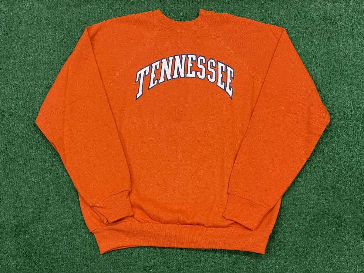 Tultex Vintage Tennessee Volunteers Arch Spellout Raglan Crewneck Size US L / EU 52-54 / 3 - 1 Thumbnail