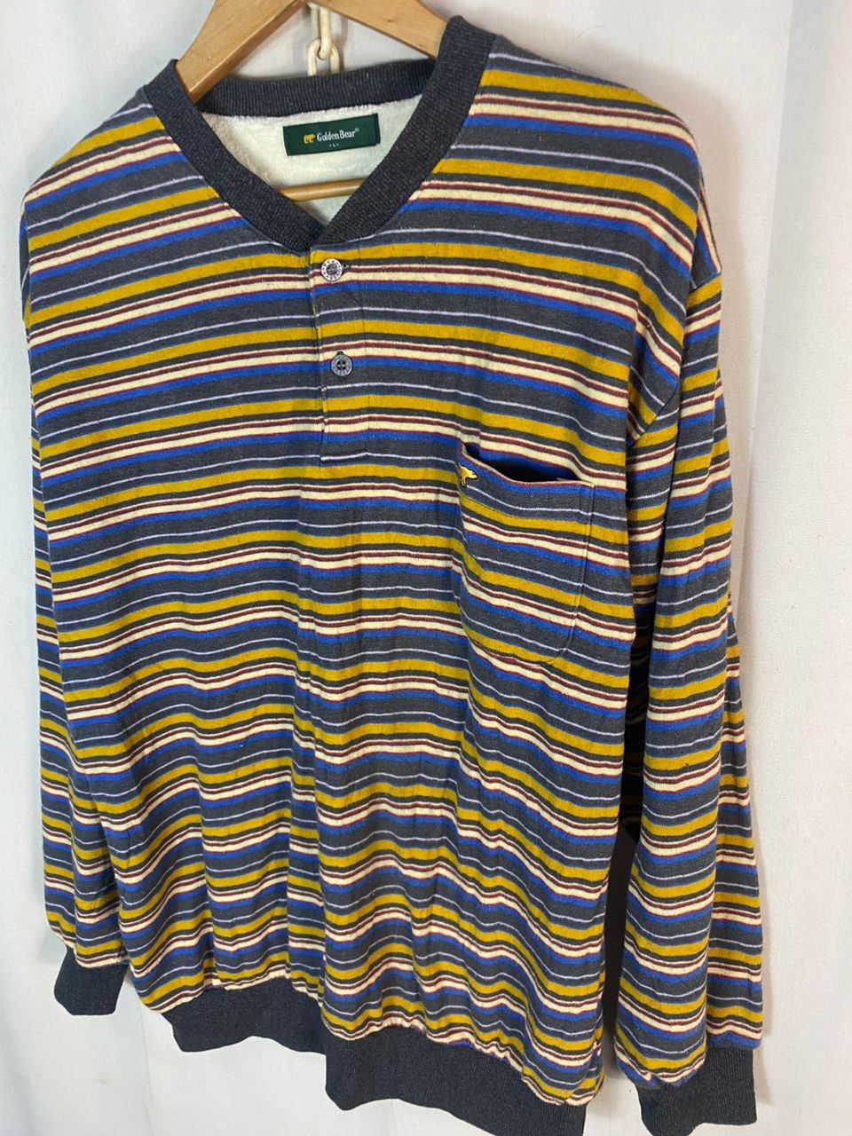 Golden Bear Golden bear small logo multicolor stripe sweatshirt Size US M / EU 48-50 / 2 - 4 Thumbnail