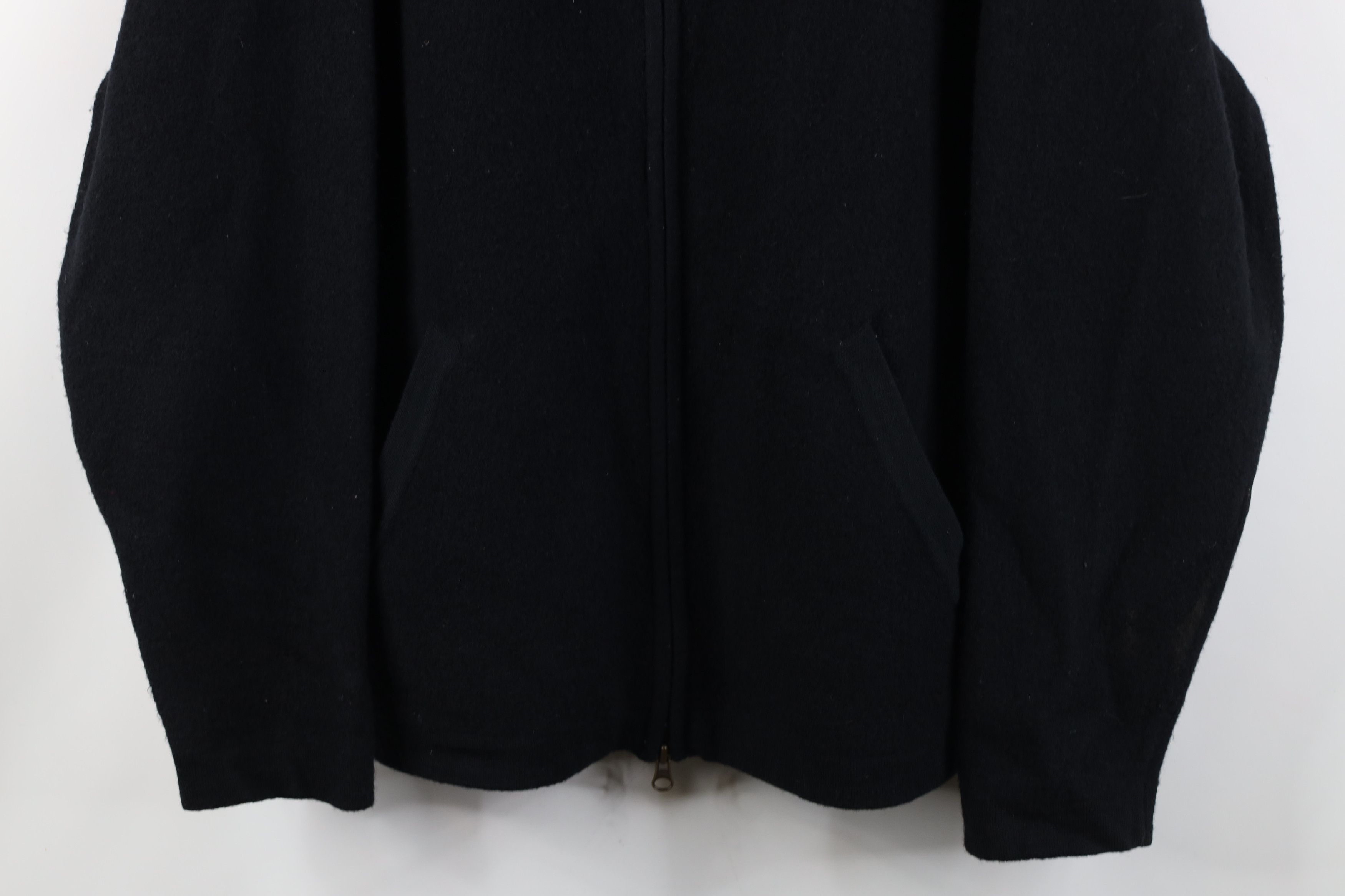 Vintage Vintage 90s Streetwear Full Zip Bomber Jacket Black Japan Size US L / EU 52-54 / 3 - 3 Thumbnail