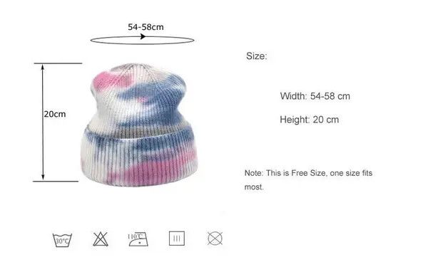 Japanese Brand Koizumi x Maeda Tie Dye Winter Beanies Size ONE SIZE - 4 Thumbnail