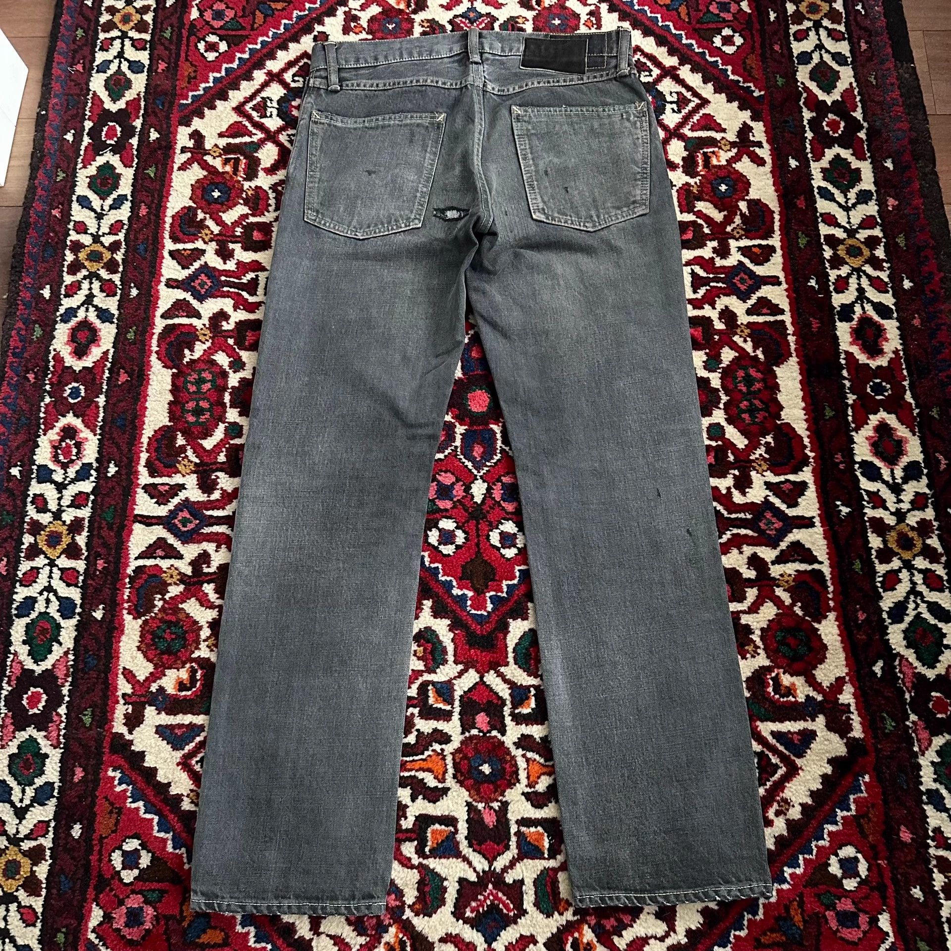 Visvim visvim 14aw 09d5 black washed jeans w32l30 Size US 32 / EU 48 - 2 Thumbnail
