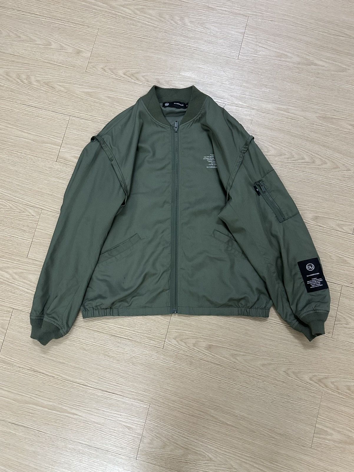 GU × Undercover Rare Beautiful GU Undercover Mickey Mouse Bomber Jacket Size US M / EU 48-50 / 2 - 15 Thumbnail
