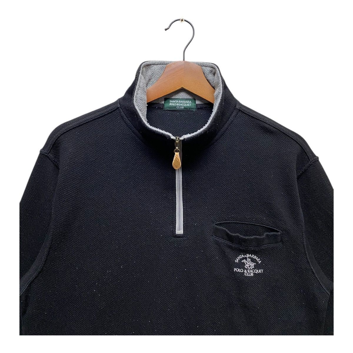 Vintage Vintage Santa Barbara Polo Sweatshirt Quarter Zip Size US L / EU 52-54 / 3 - 2 Thumbnail