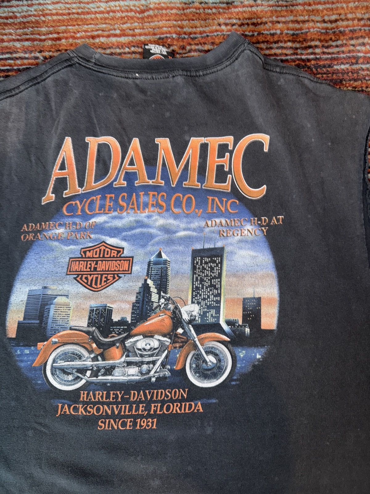 Harley Davidson Harley Davidson Eagle Jacksonville Florida tee Size US XL / EU 56 / 4 - 4 Thumbnail
