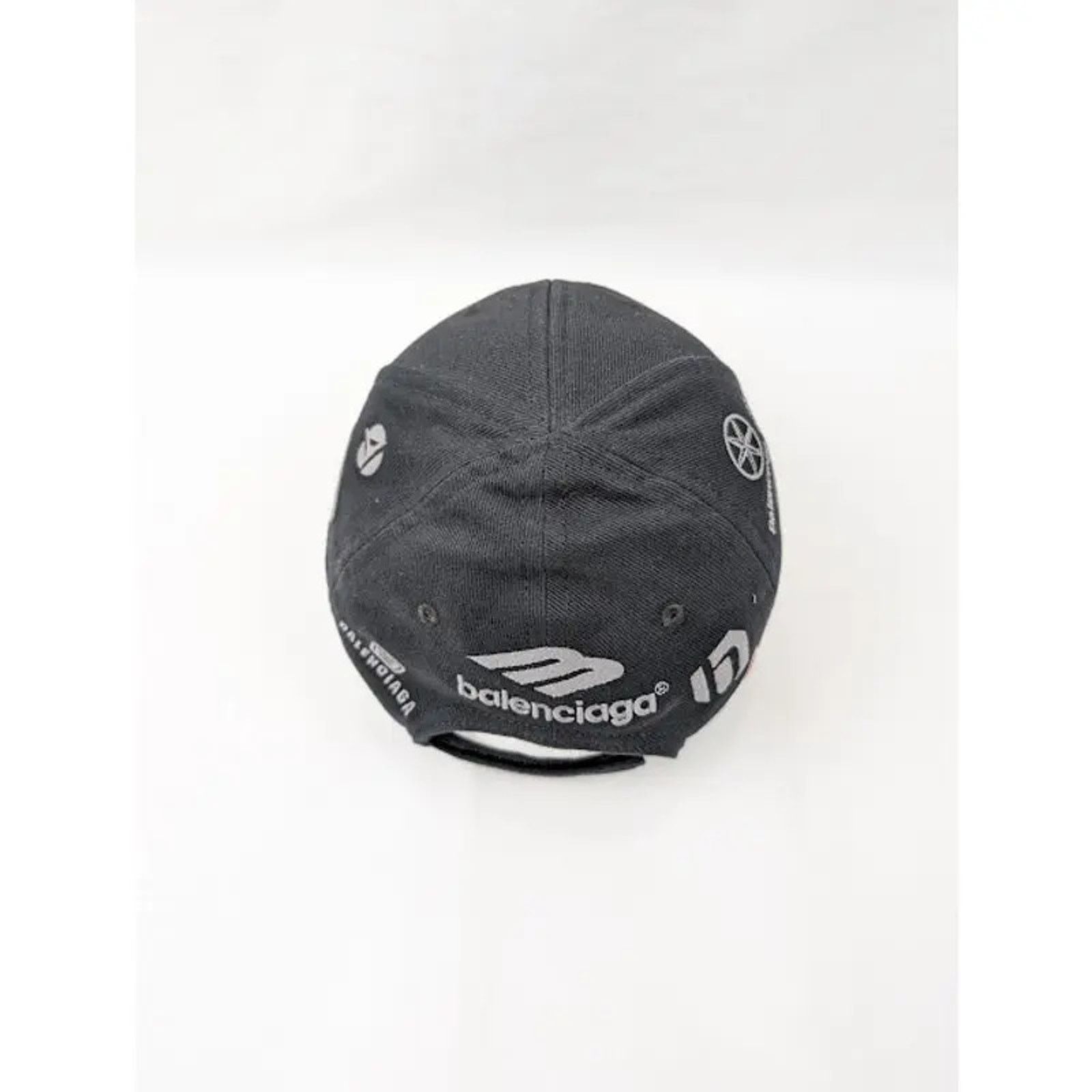 Balenciaga o1rshd1 Q:11 / Size: S ( 55 CM ) / Racer Hat / Cap in Black Size ONE SIZE - 10 Thumbnail