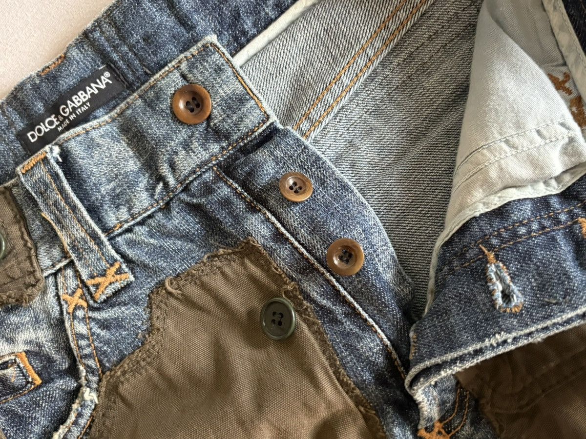 Dolce & Gabbana AW05 Hybrid Multipocket Cargo Denim Size US 30 / EU 46 - 5 Thumbnail