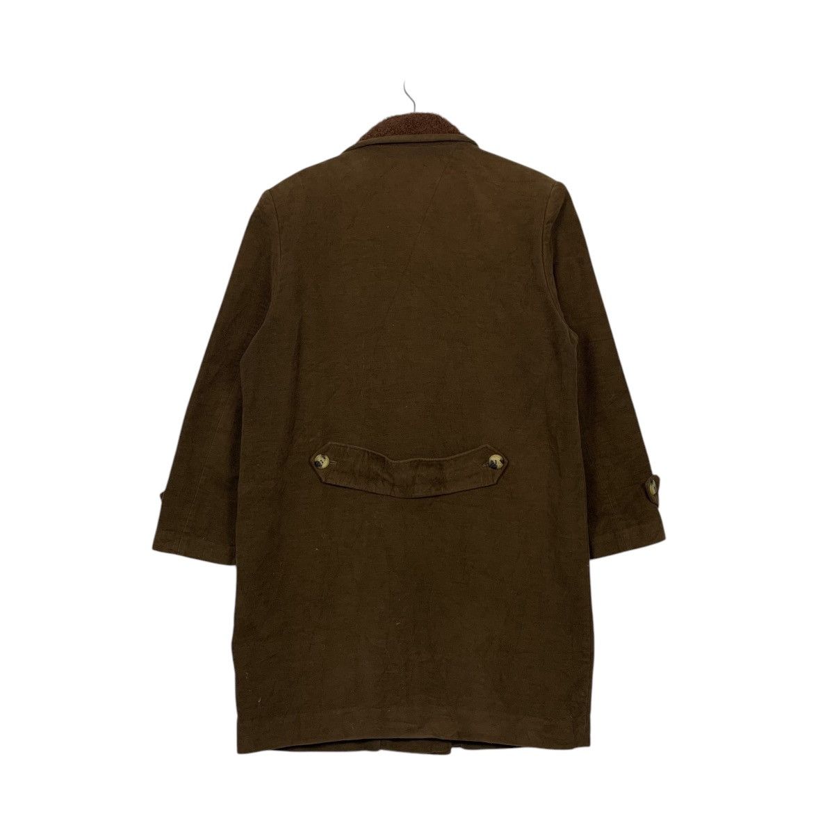 United Colors Of Benetton BENETTON Double Breasted Cotton Overcoat #2571-C116 Size M / US 6-8 / IT 42-44 - 8 Thumbnail