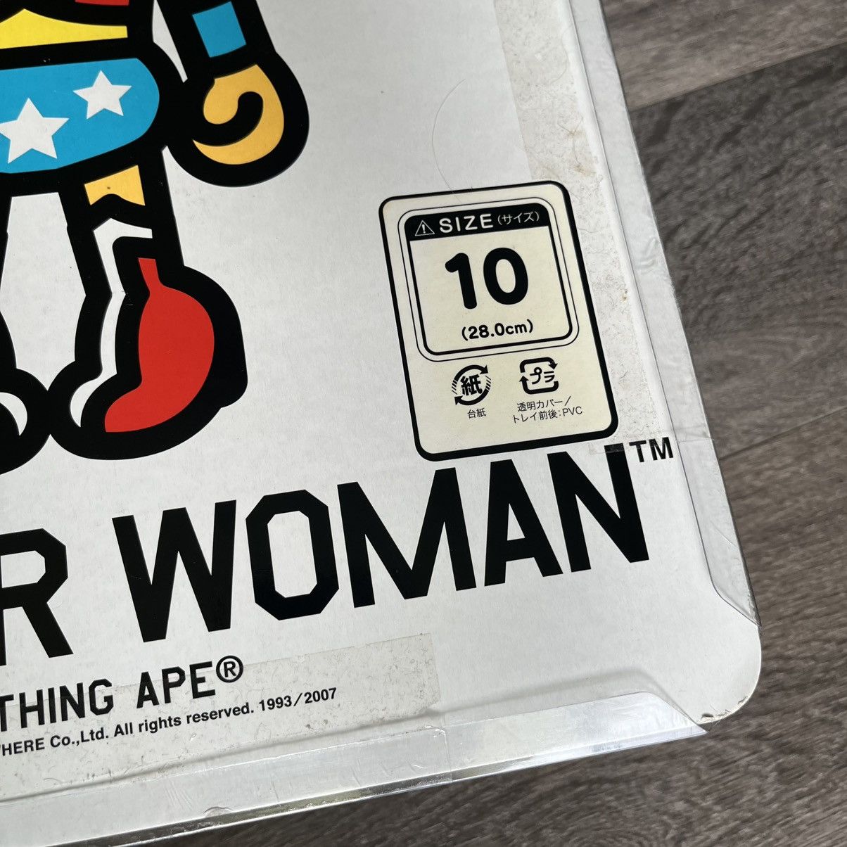 Bape × DC Comics RARE OG 2007 BAPE X DC COMICS WONDER WOMAN BAPESTA ROADSTAS Size US 10 / EU 43 - 11 Thumbnail