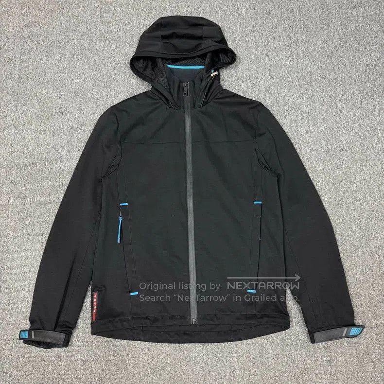 Prada Prada Black Logo Zip Jacket XS. Size US XS / EU 42 / 0 - 1 Thumbnail