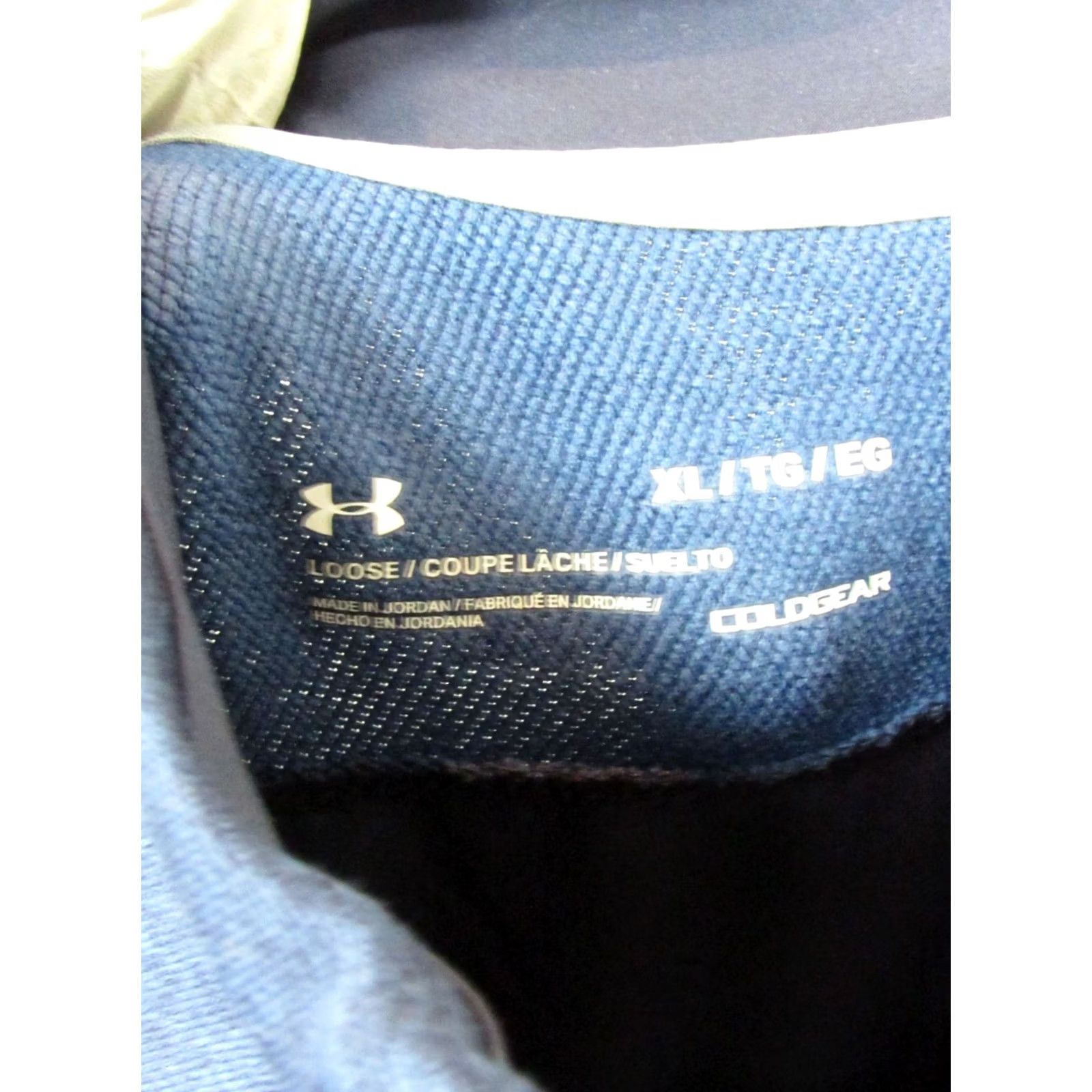Under Armour Under Armour Jacket Mens XL Blue ColdGear Golf Storm 1/4 Zip Loose Size US XL / EU 56 / 4 - 6 Thumbnail