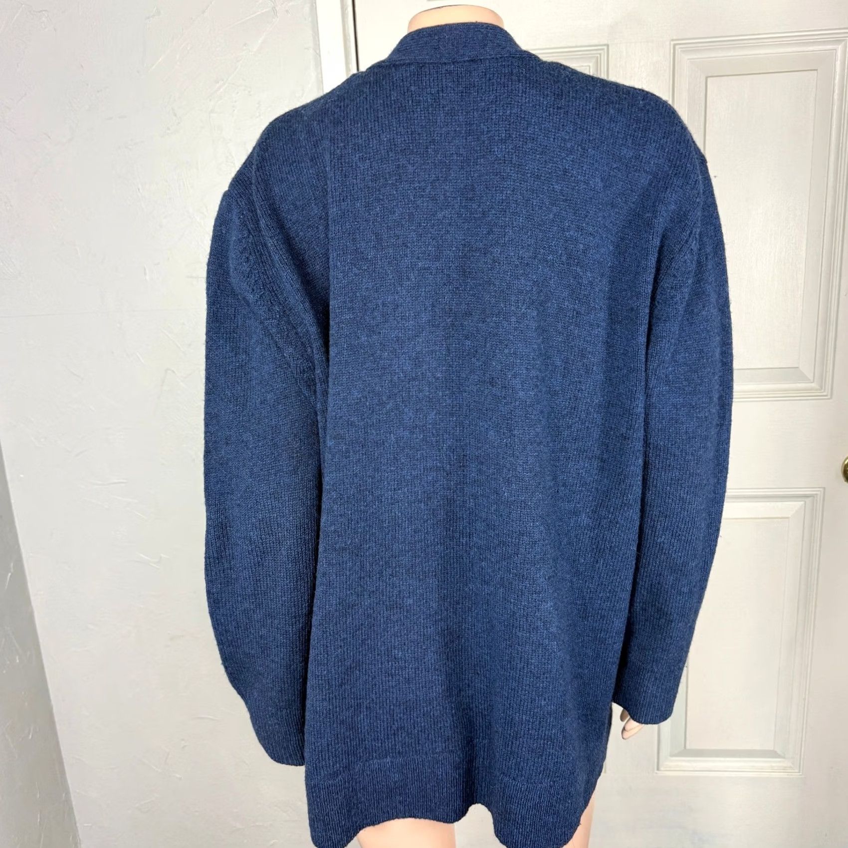 Pendleton Pendleton Sweater Women's L Navy Wool Cardigan Button Knit Pockets L30 Size L / US 10 / IT 46 - 4 Thumbnail